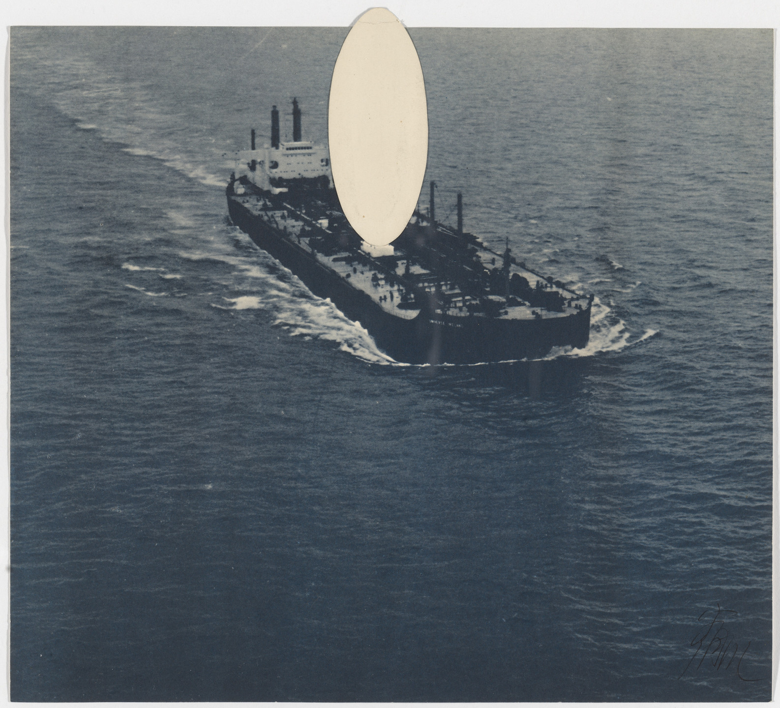 Yutaka Matsuzawa. Untitled (White Circle Collage). c. 1967