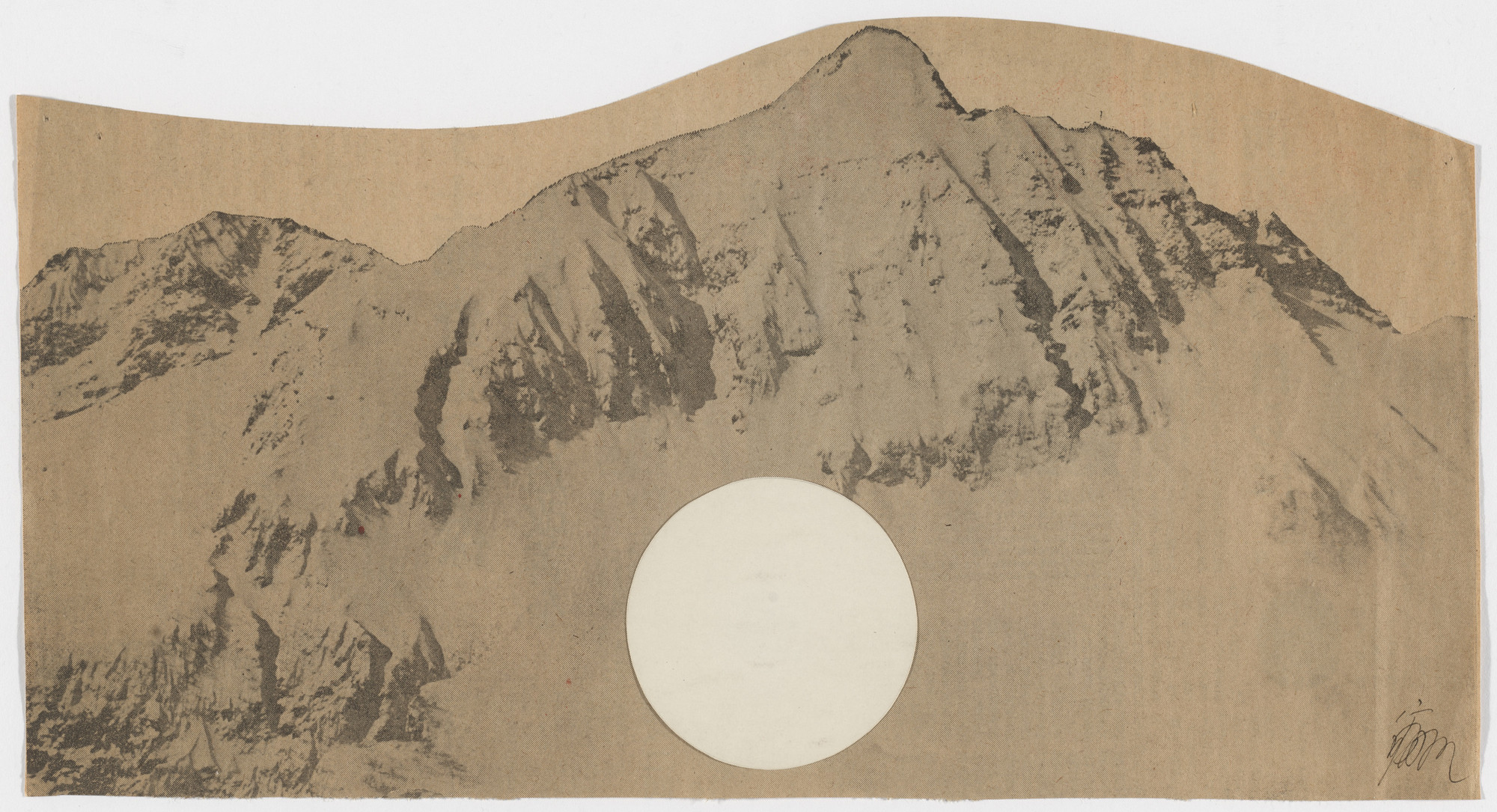 Yutaka Matsuzawa. Untitled (White Circle Collage)