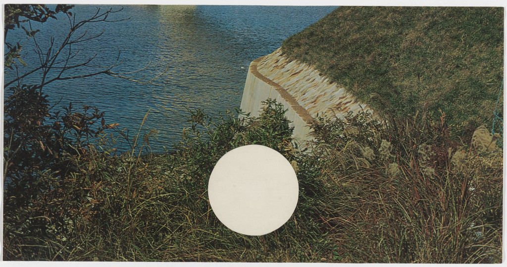 Untitled (White Circle Collage)
