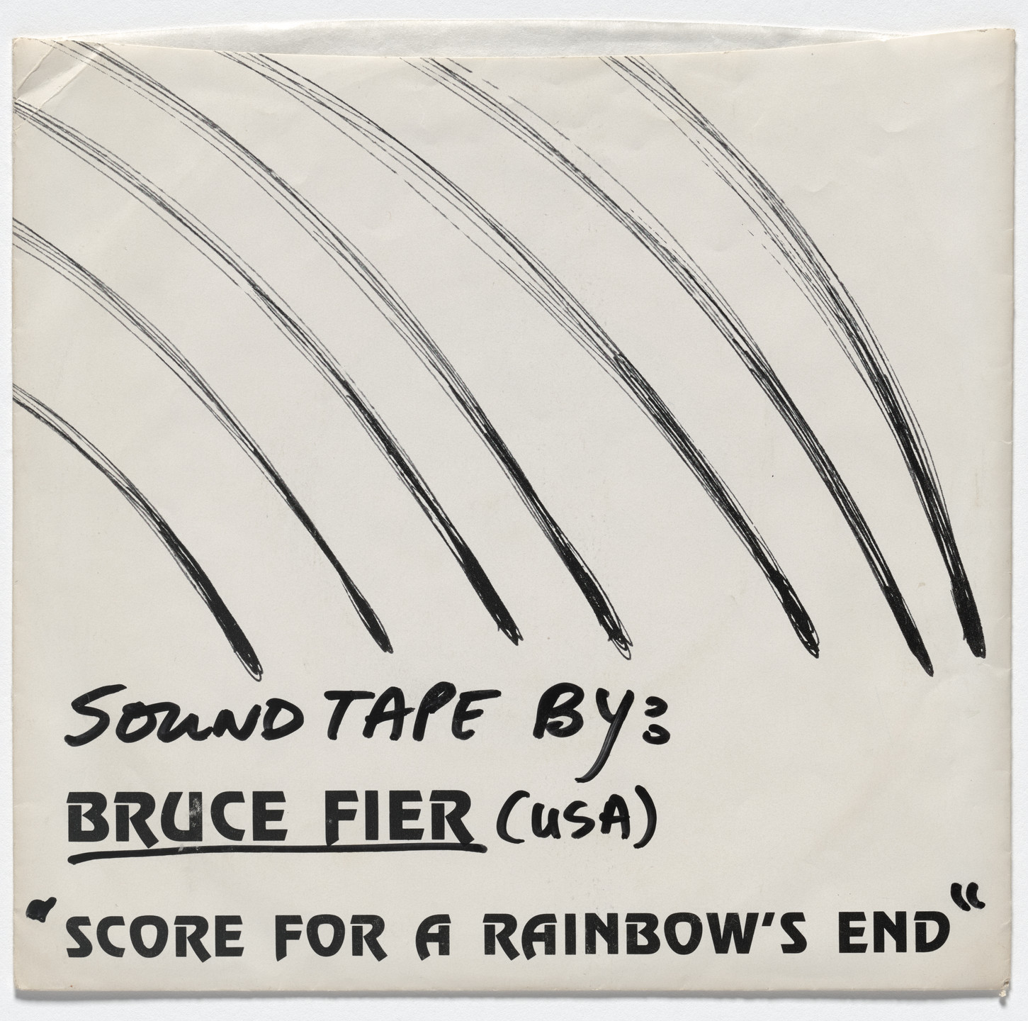 Bruce Fier. Score for a Rainbow’s End. 1978