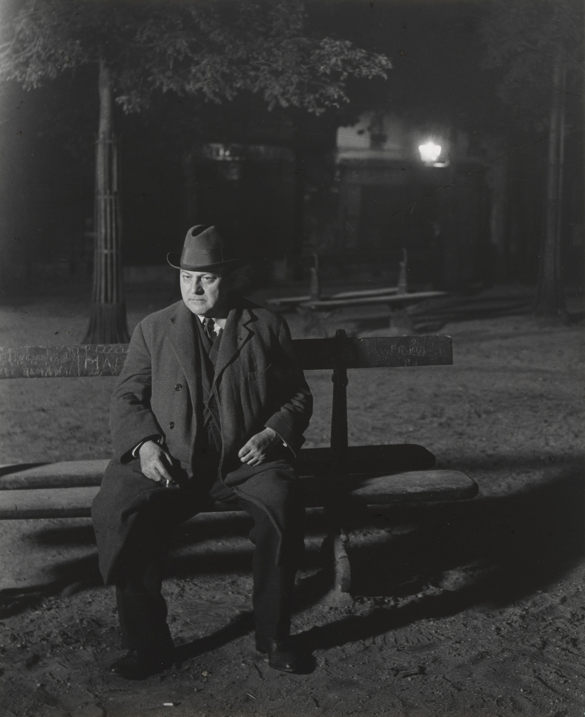 Brassaï (Gyula Halász). The Poet Léon-Paul Fargue, the &#34;Pedestrian of Paris&#34;. (Le Piéton de Paris). 1933