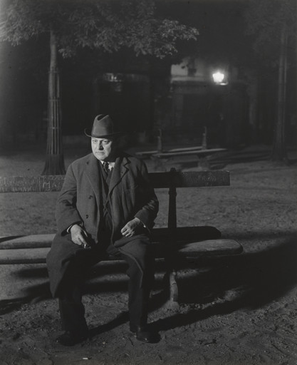 Brassaï (Gyula Halász). The Poet Léon-Paul Fargue, the "Pedestrian of Paris". (Le Piéton de Paris). 1933