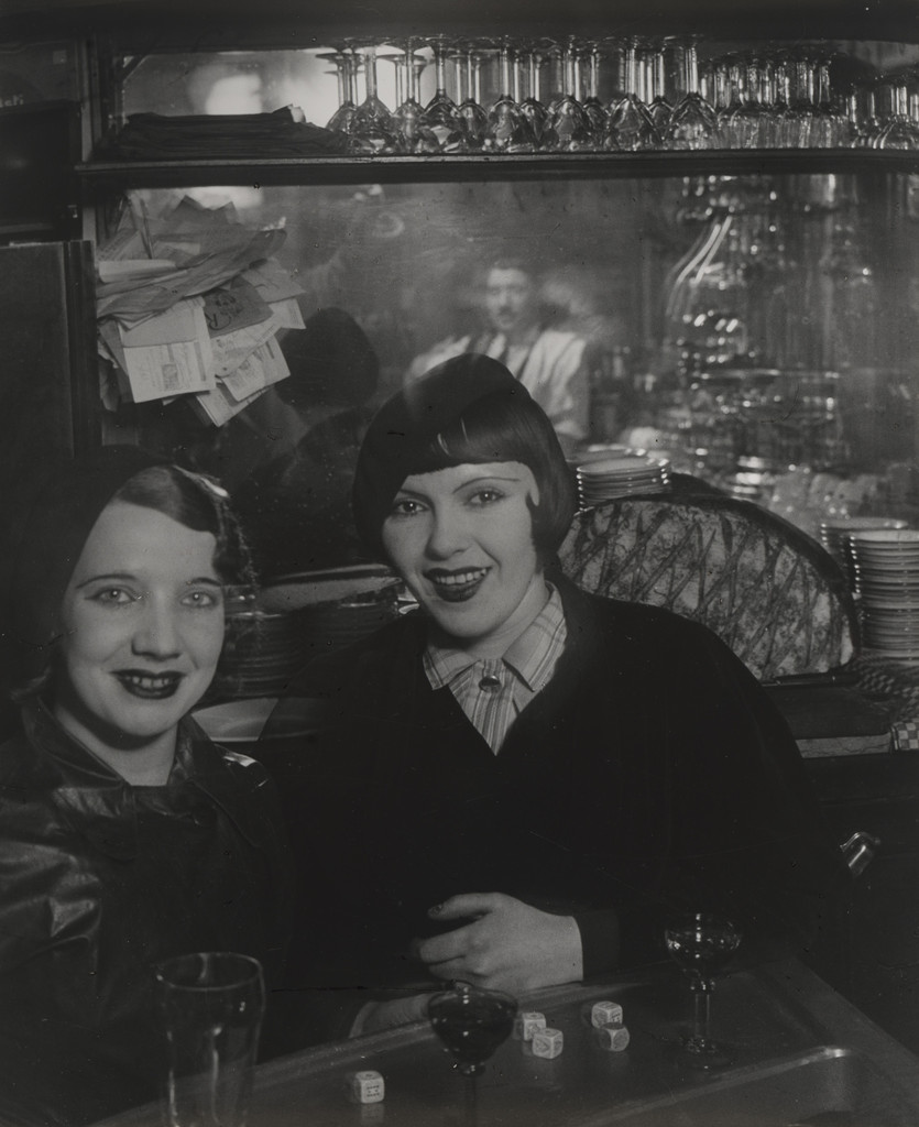 Two Girls in a Bar, Boulevard Rochechouart. (Deux Filles, Boulevard Rochechouart)