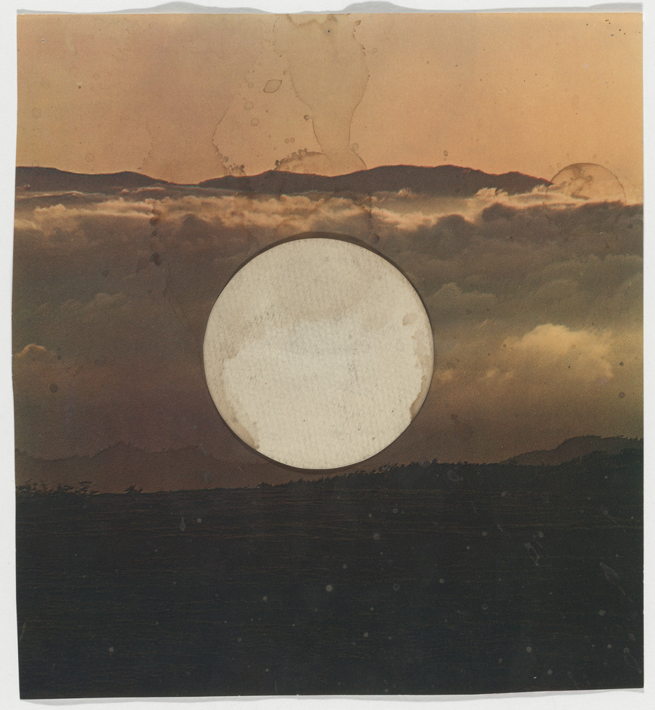 Untitled (White Circle Collage)