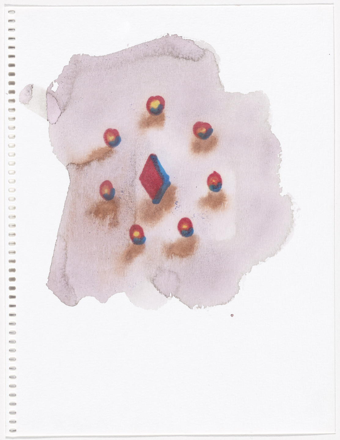 Thomas Schütte. Untitled from Aquarellen (Watercolors). 1987