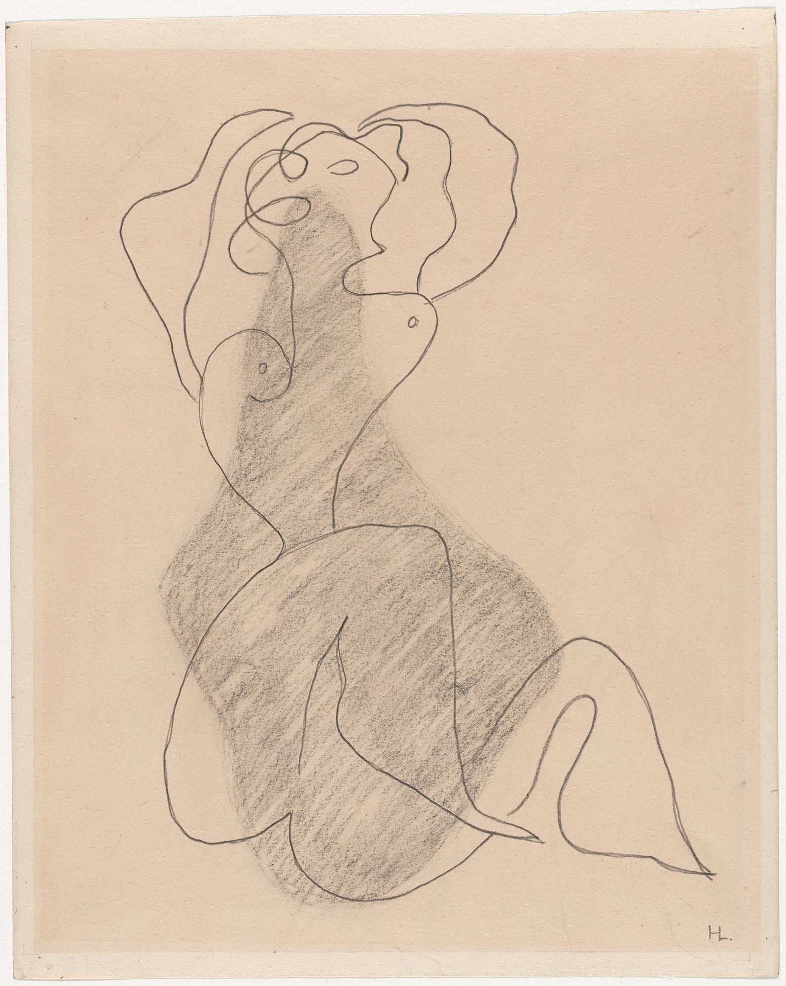 Henri Laurens. Seated Female Nude