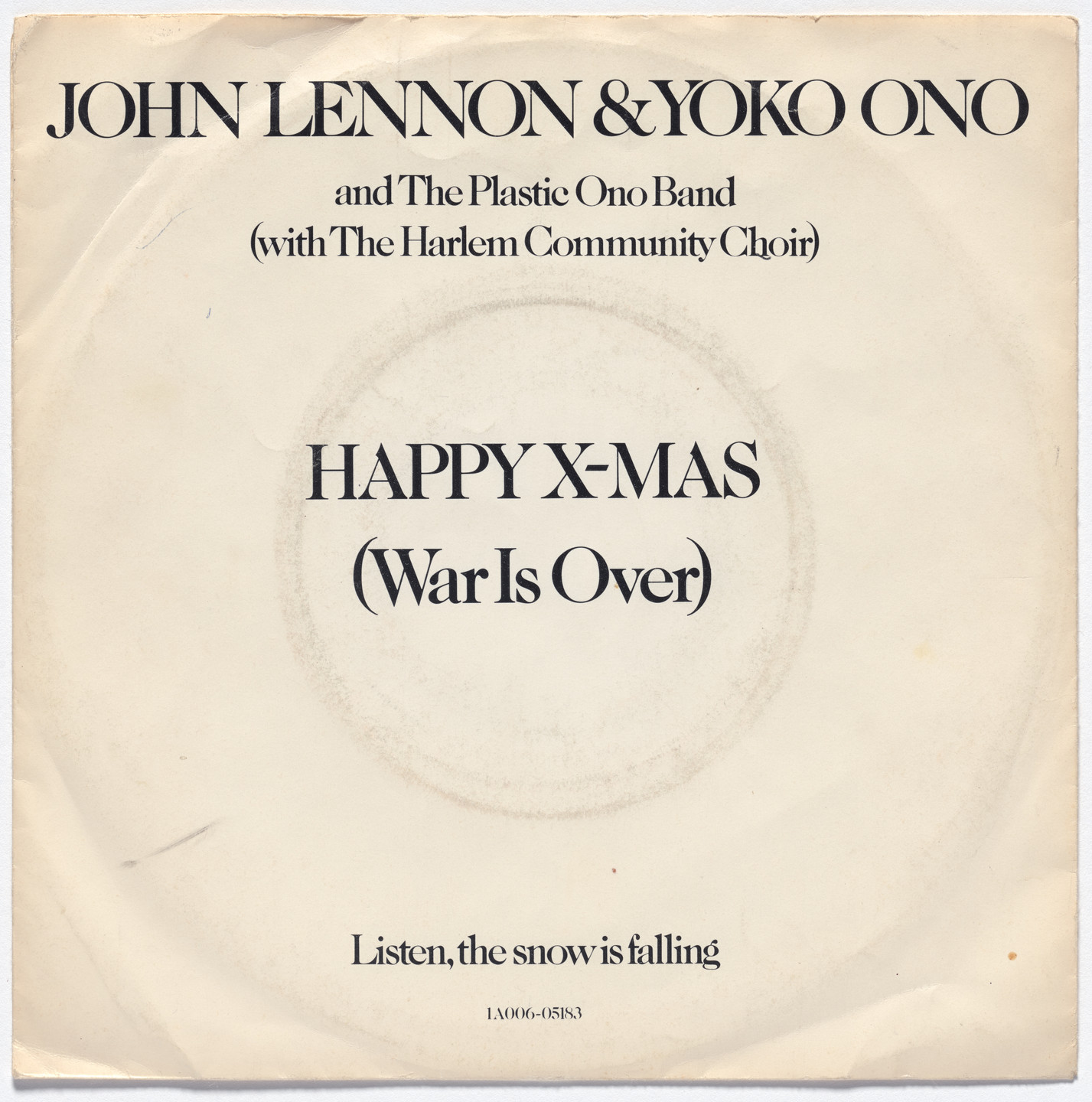 Yoko Ono. Happy Xmas (War Is Over) / Listen, The Snow is Falling. 1971/1980
