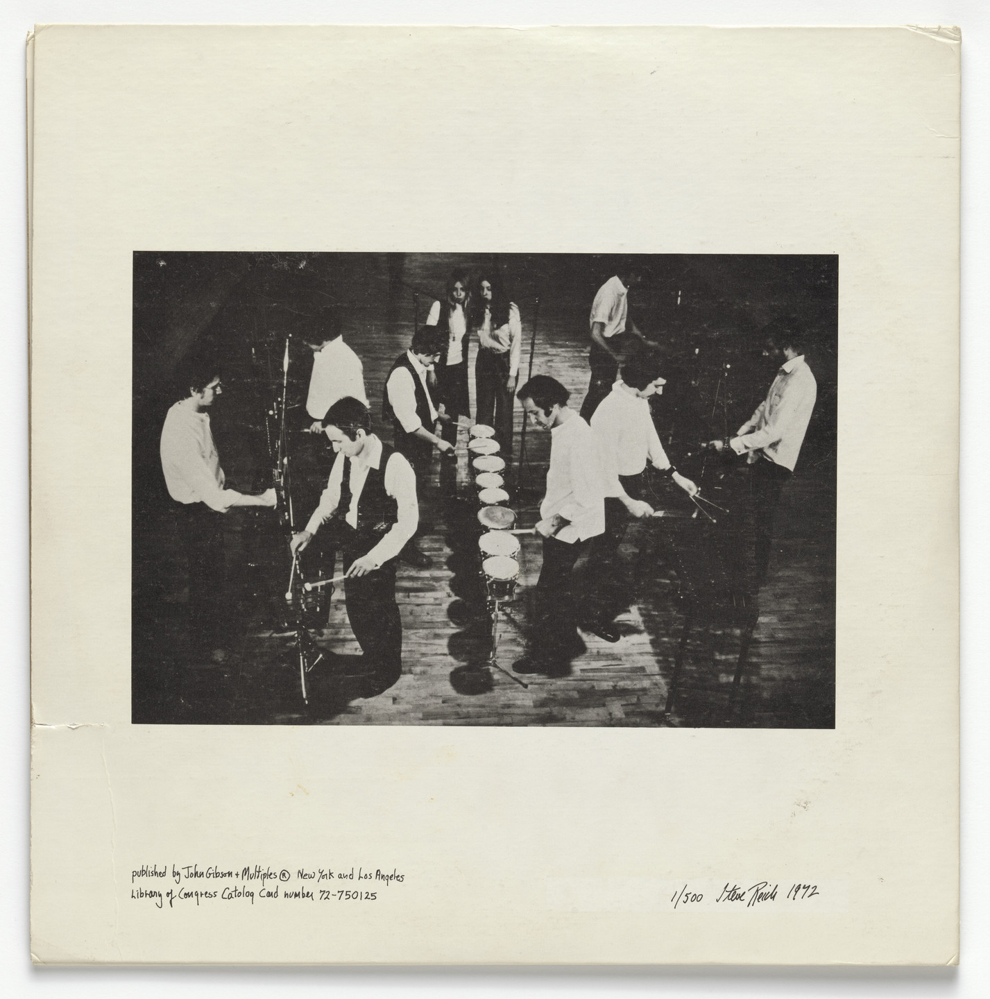 Steve Reich. Drumming. 1971