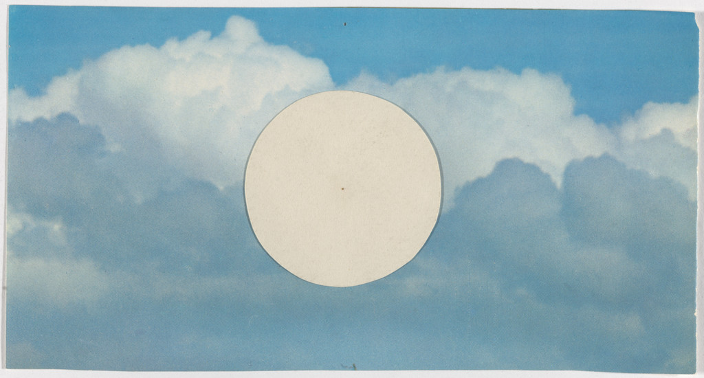 Untitled (White Circle Collage)
