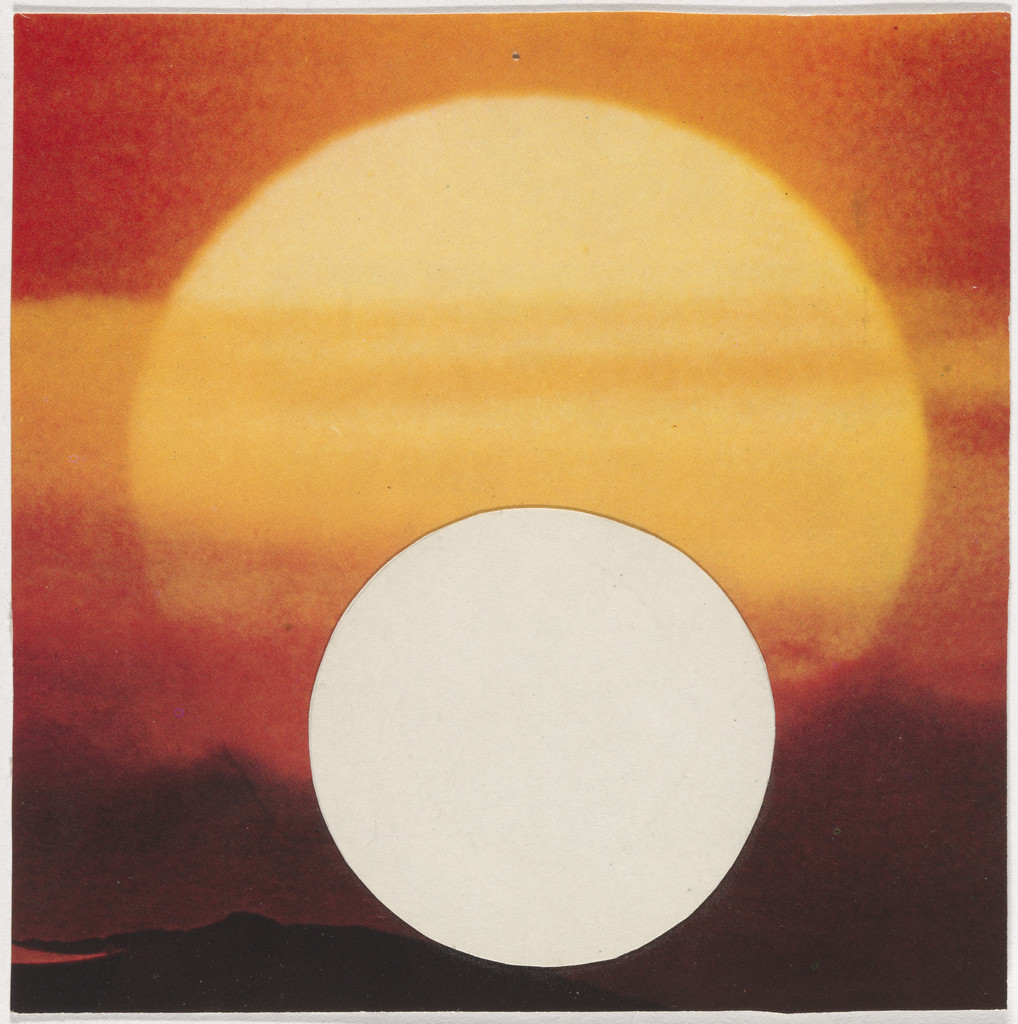 Untitled (White Circle Collage)