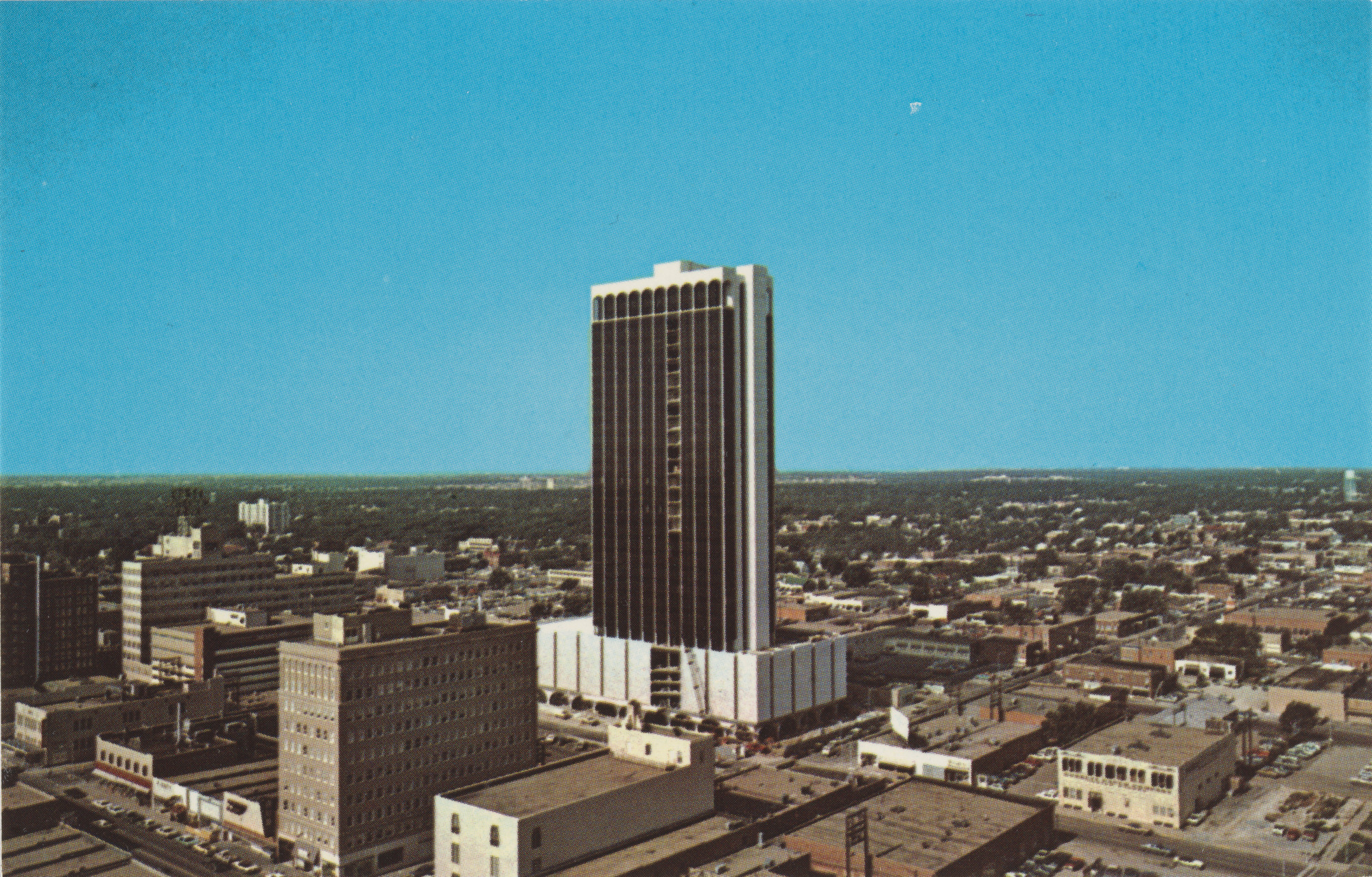 Stephen Shore. American National Bank Building, 7th &amp; Tyler. 1971