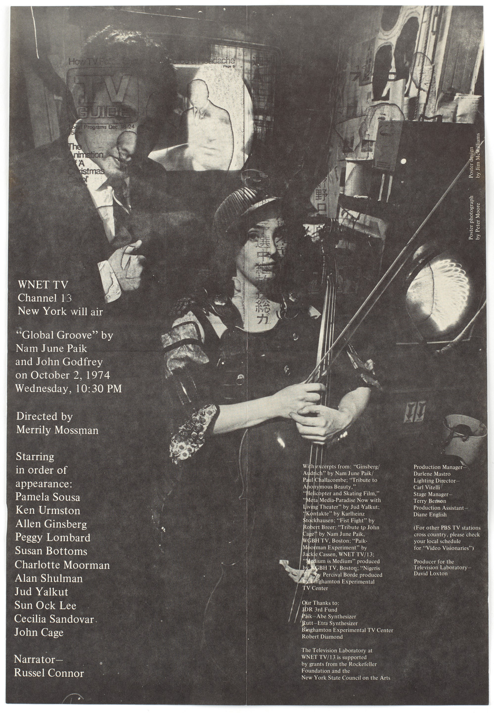 Jim McWilliams, Peter Moore, Nam June Paik, John Godfrey