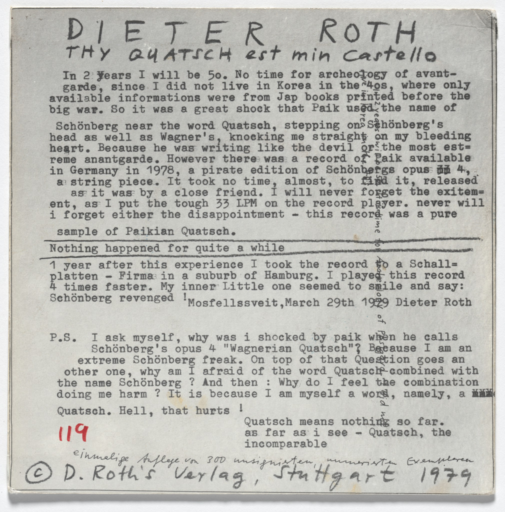 Thy Quatsch est min Castello