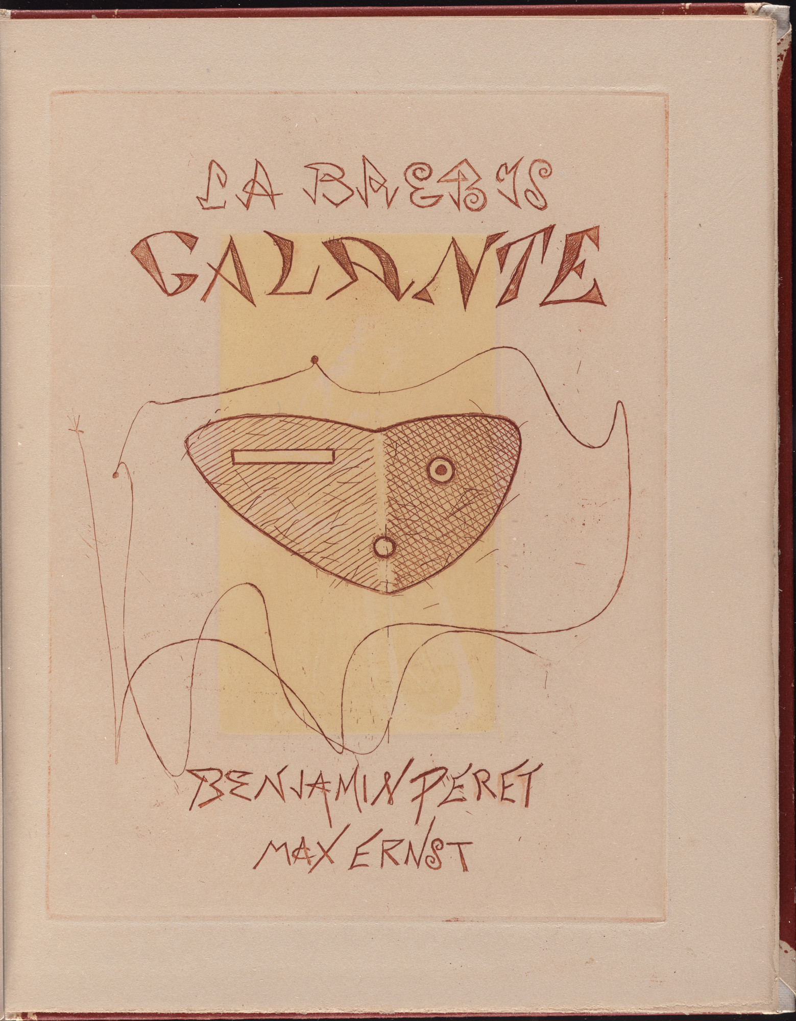 Max Ernst. Title page from La Brebis galante