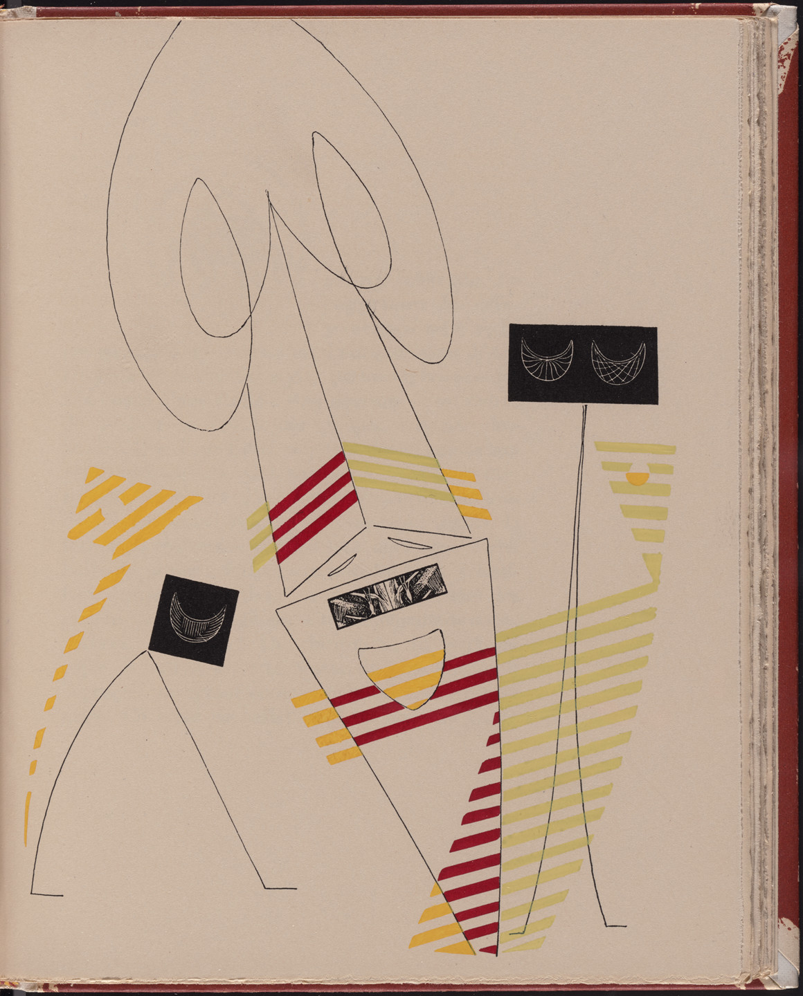 Max Ernst. Plate (page 57) from La Brebis galante. 1949