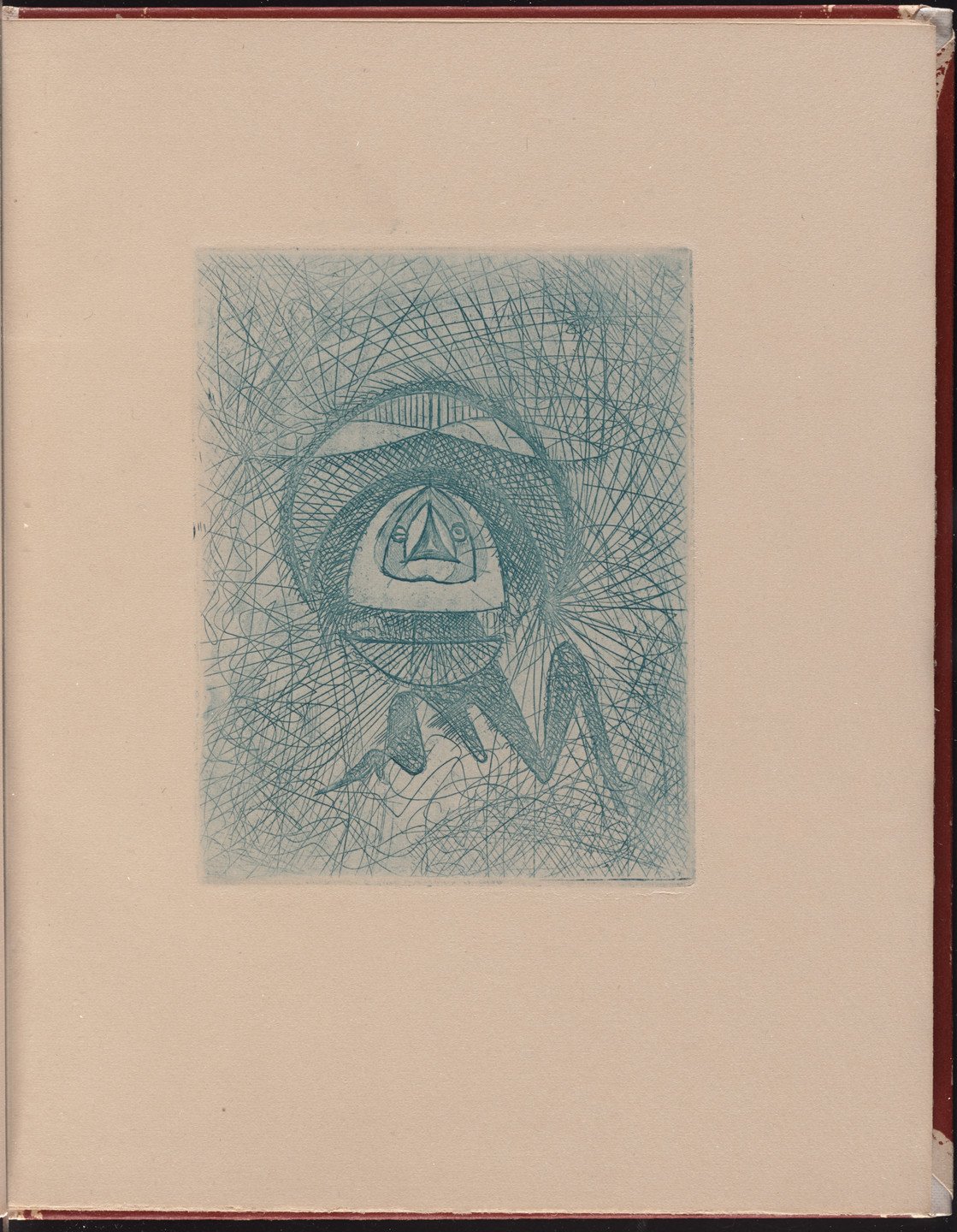 Max Ernst. Plate (page 5) from La Brebis galante. 1949