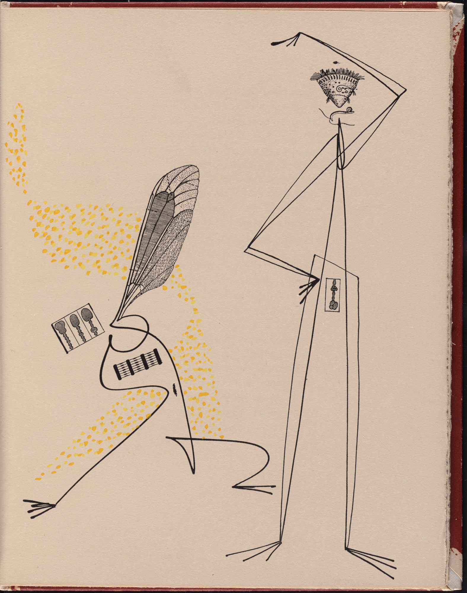 Max Ernst. Plate (page 11) from La Brebis galante