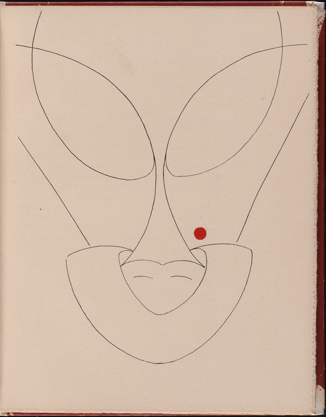 Max Ernst. Plate (page 15) from La Brebis galante. 1949