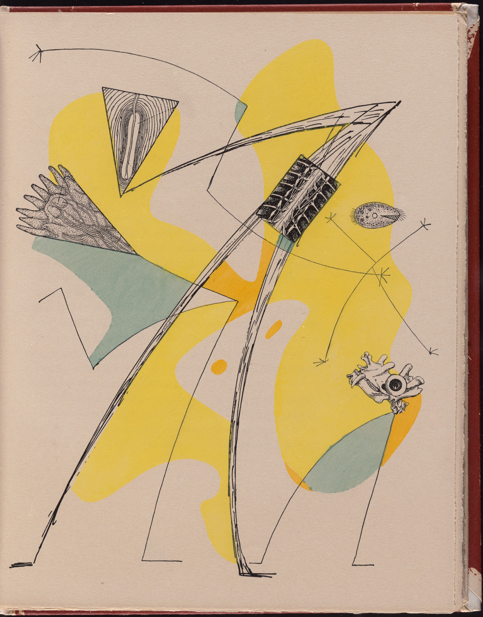 Max Ernst. Plate (page 25) from La Brebis galante