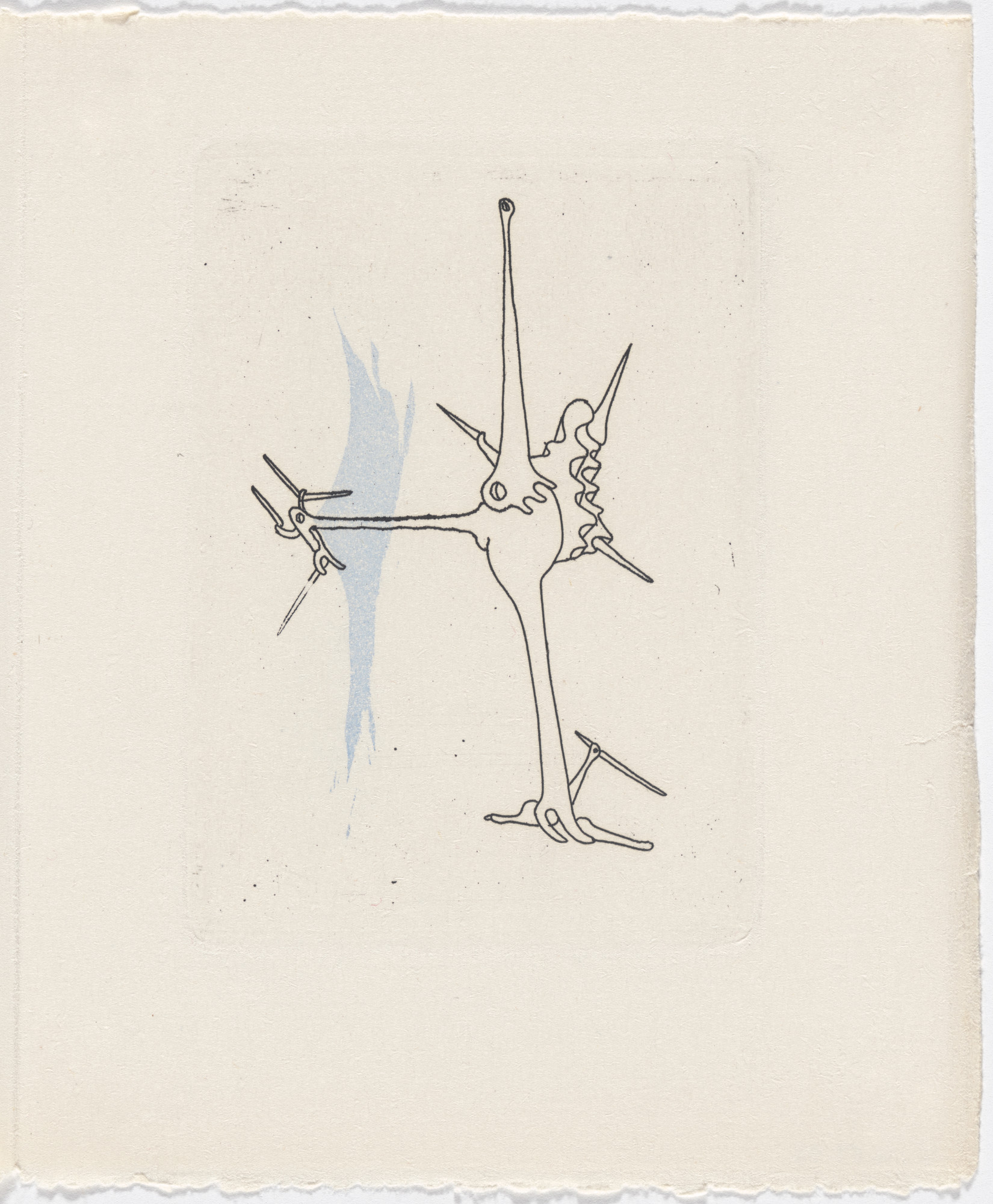 Yves Tanguy. Plate (page 15) from Minuits pour géants : Volume II from L'Antitête