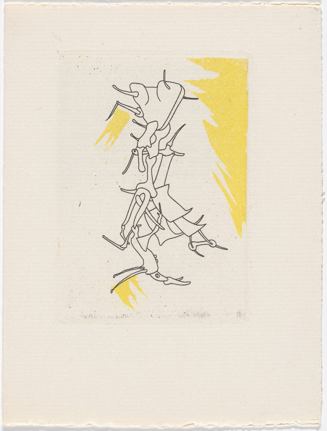 Yves Tanguy. Plate (page 49) from Minuits pour géants: Volume II from L'Antitête. 1947–49, published 1949