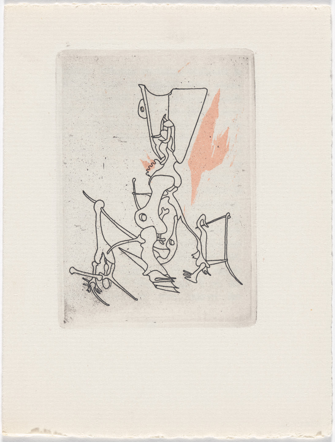 Yves Tanguy. Plate (page 73) from Minuits pour géants: Volume II from L'Antitête. 1947–49, published 1949