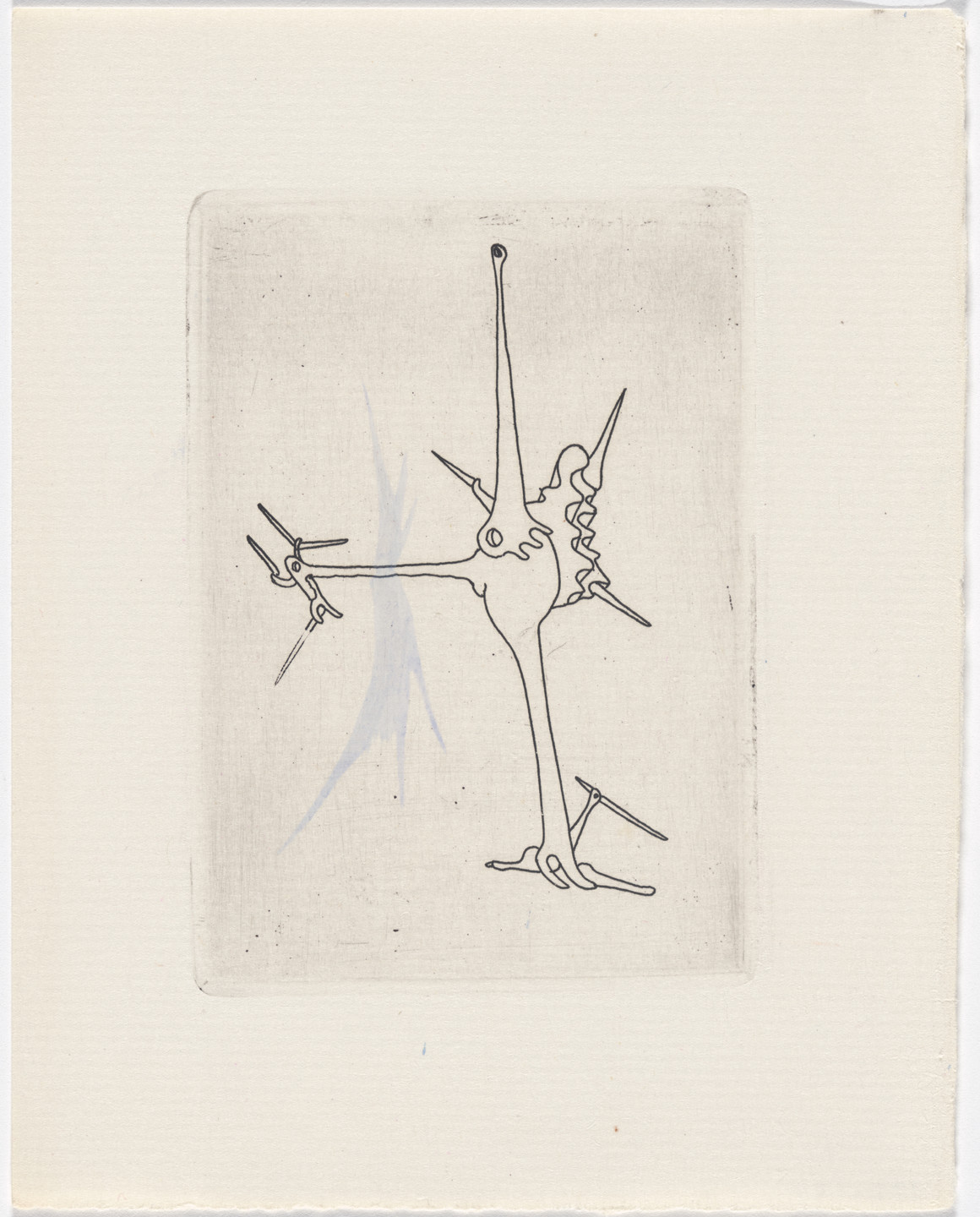 Yves Tanguy. Variant of plate (page 15) from Minuits pour géants: Volume II from L'Antitête. 1947–49, published 1949
