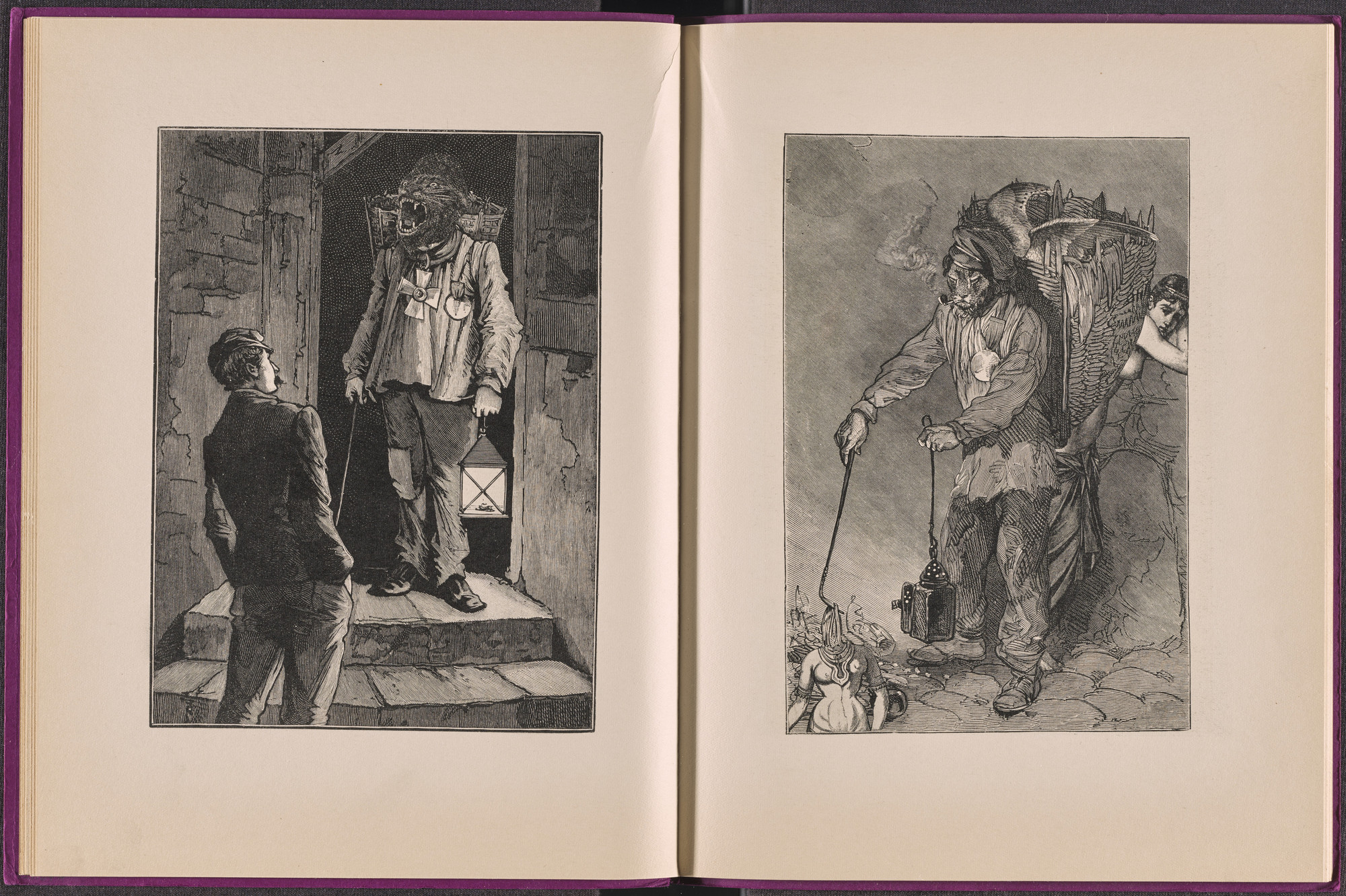 Max Ernst. Volume I: Le Lion de Belfort (Volume I: The Lion of Belfort) from Une Semaine de bonté ou les sept éléments capitaux (A Week of Kindness or the Seven Deadly Elements). 1933–34, published 1934