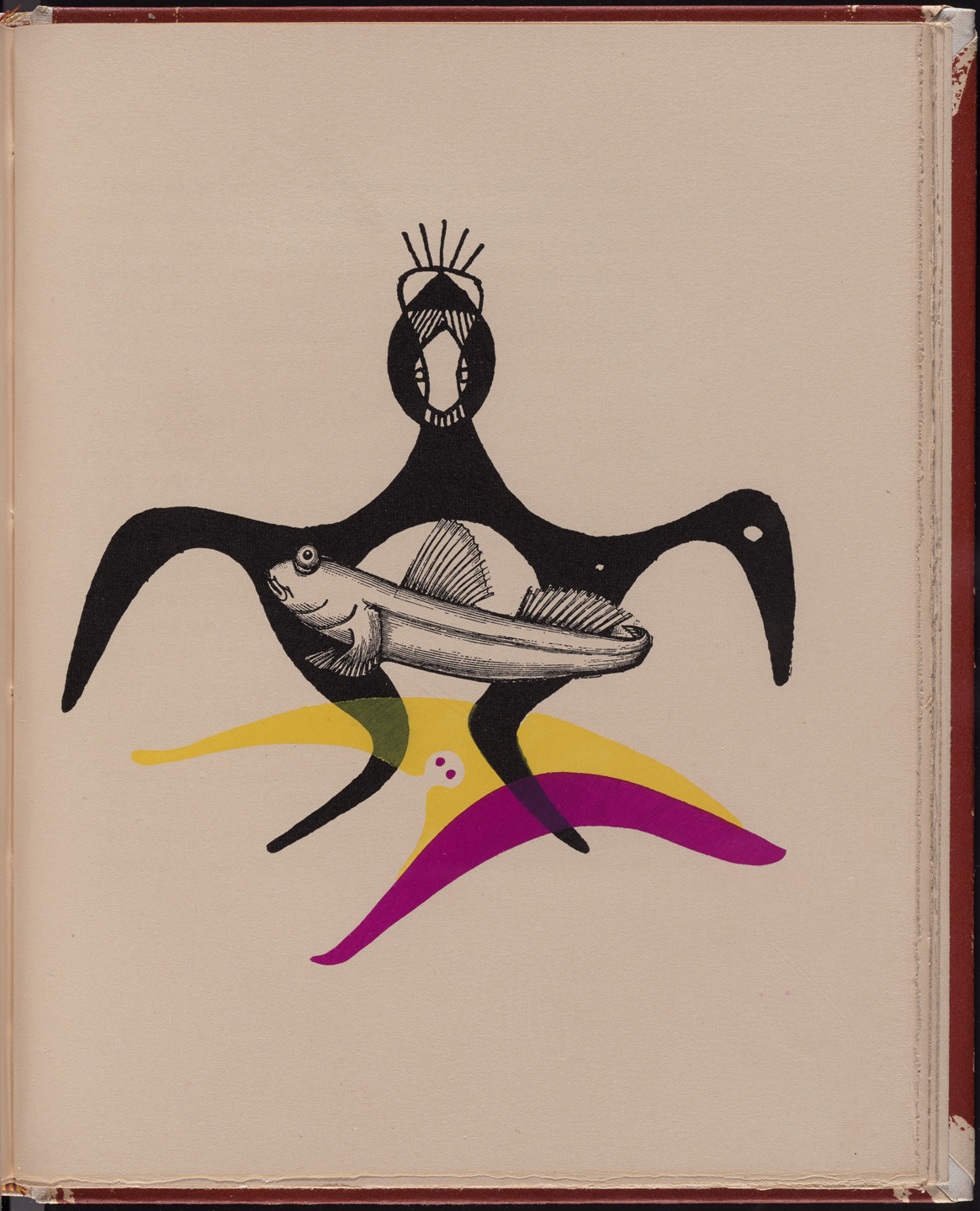 Max Ernst. Plate (page 105) from La Brebis galante. 1949