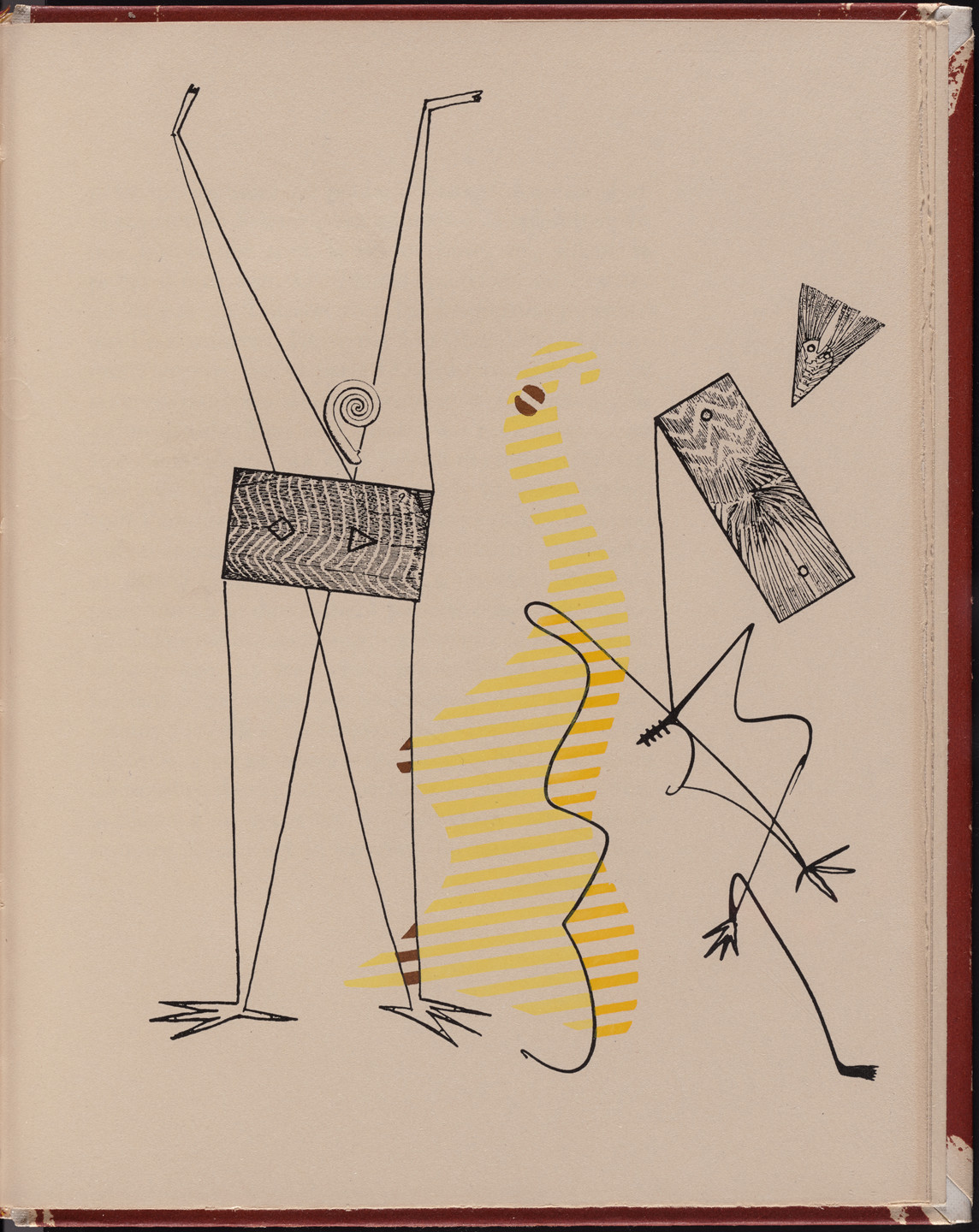 Max Ernst. Plate (page 117) from La Brebis galante. 1949