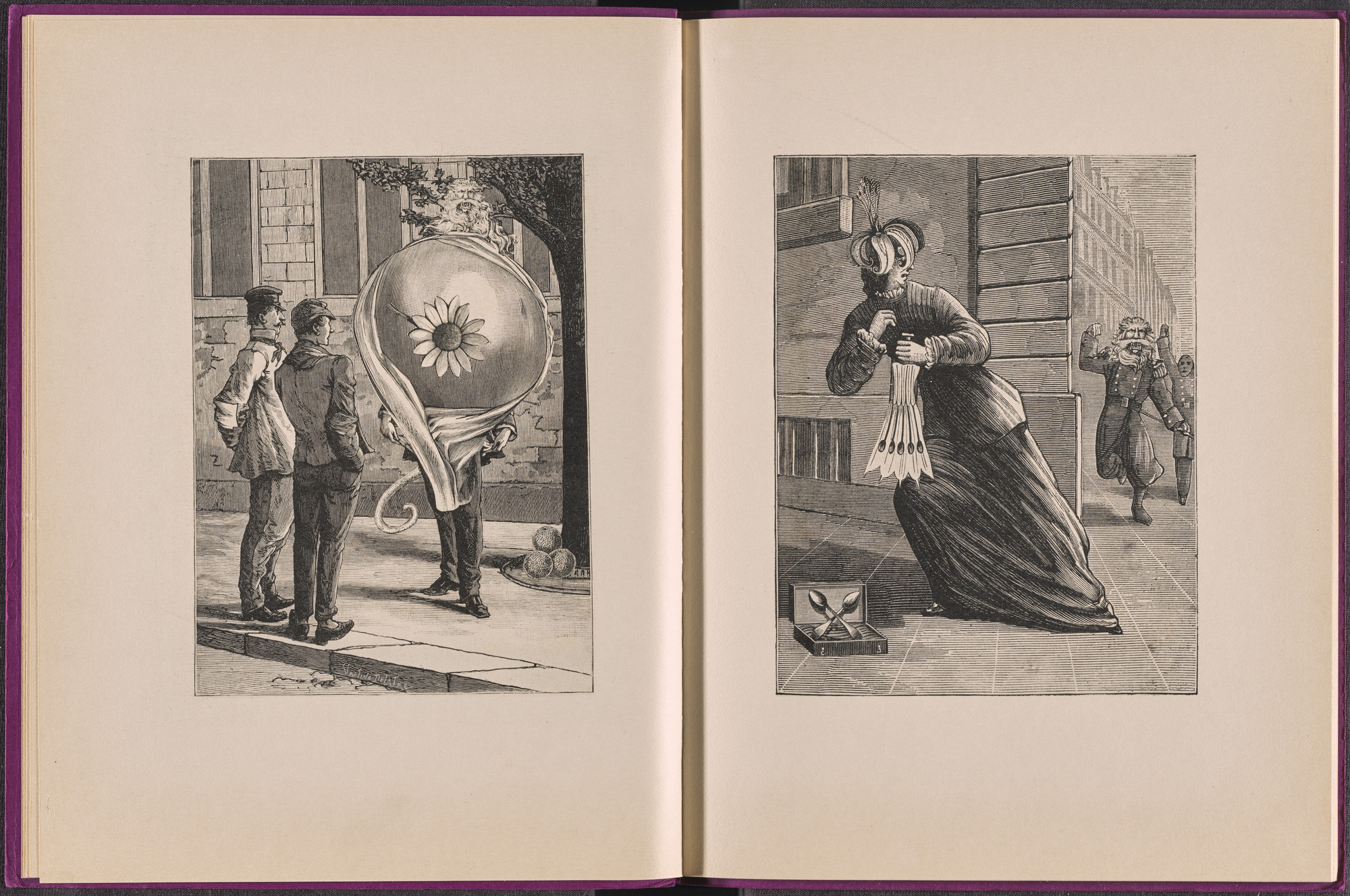 Max Ernst. Volume I: Le Lion de Belfort (Volume I: The Lion of Belfort) from Une Semaine de bonté ou les sept éléments capitaux (A Week of Kindness or the Seven Deadly Elements). 1933–34, published 1934