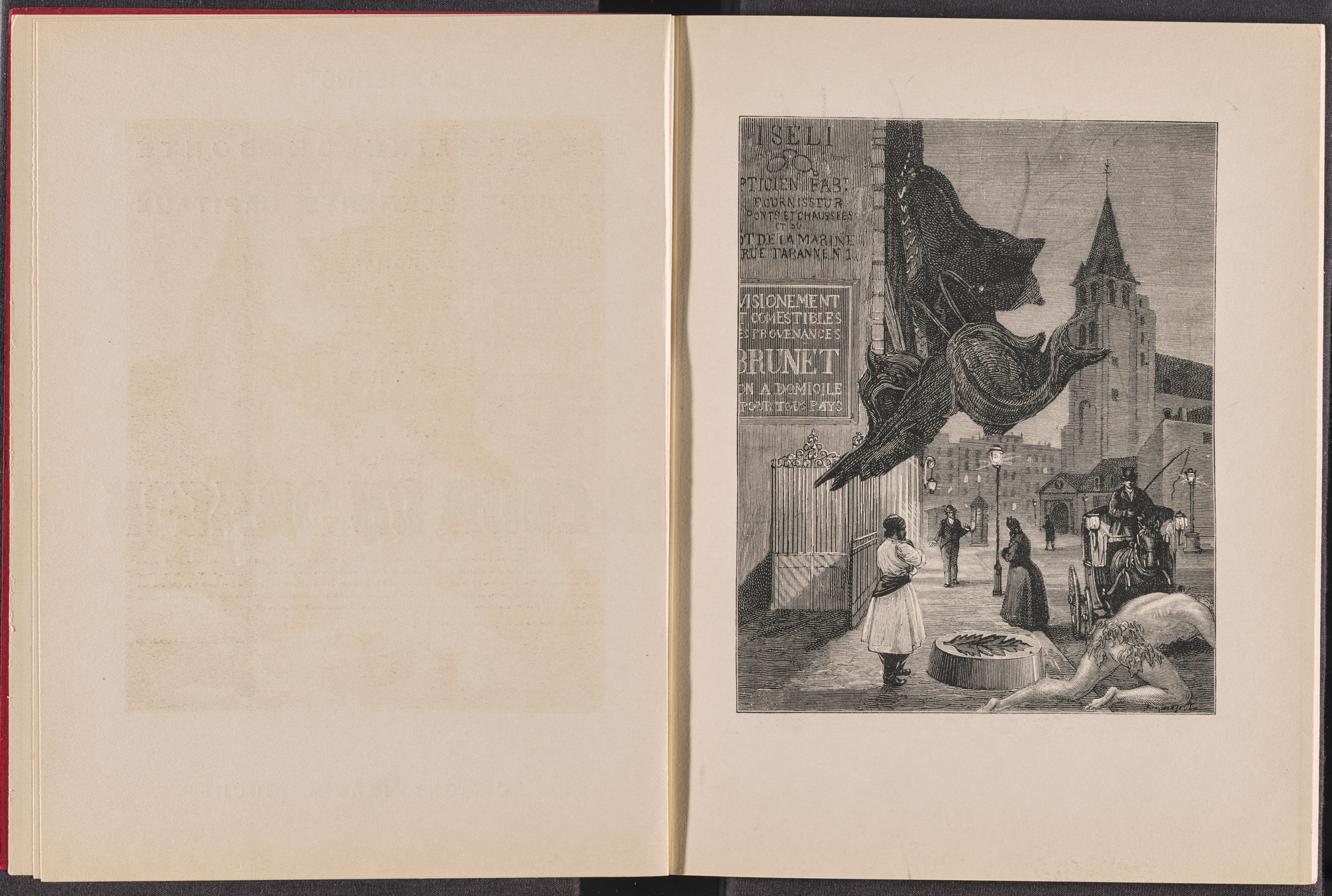 Max Ernst. Volume III: La Cour du dragon (Volume III: The Court of the Dragon) from Une Semaine de bonté ou les sept éléments capitaux (A Week of Kindness or the Seven Deadly Elements). 1933–34, published 1934
