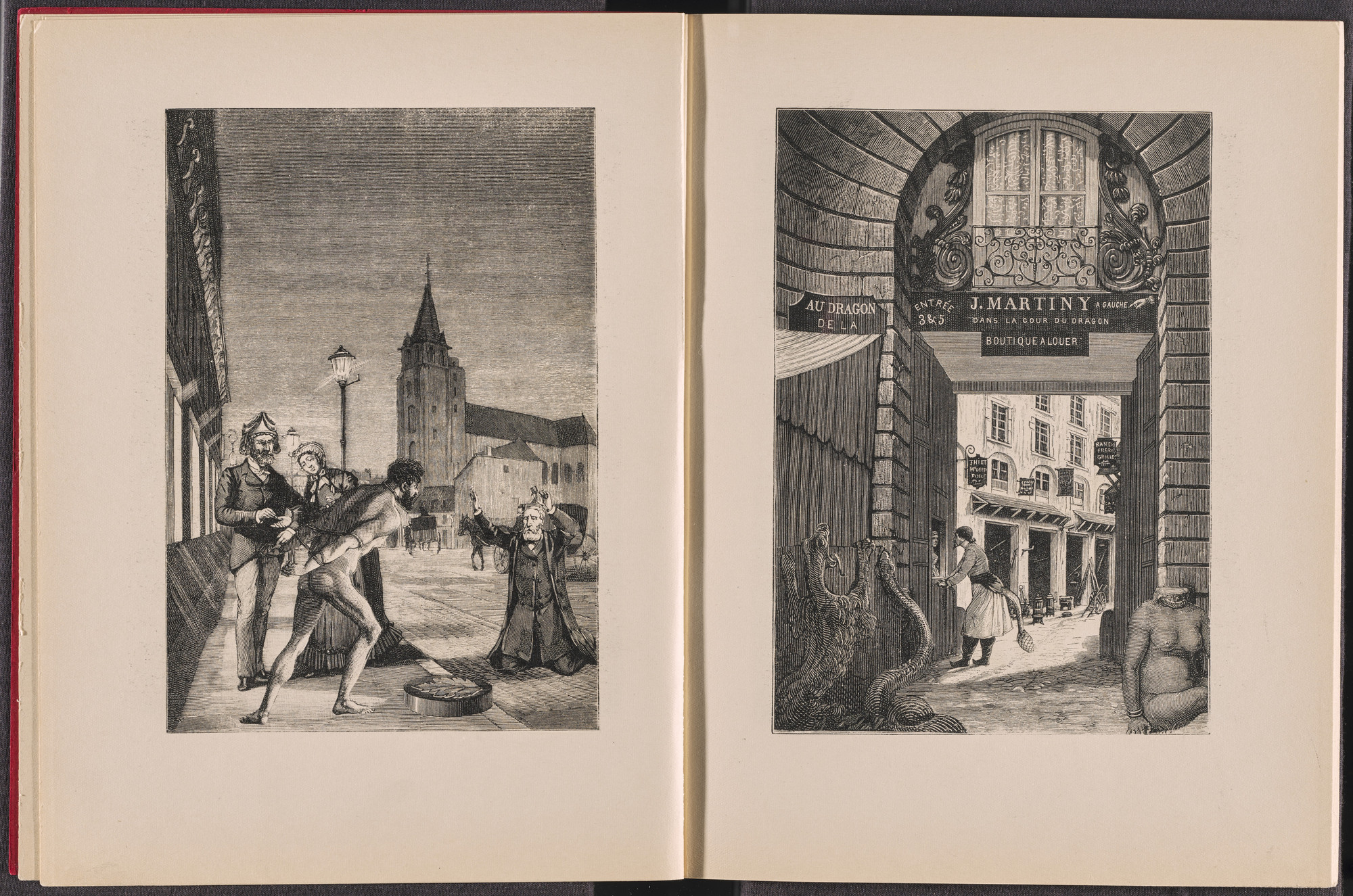 Max Ernst. Volume III: La Cour du dragon (Volume III: The Court of the Dragon) from Une Semaine de bonté ou les sept éléments capitaux (A Week of Kindness or the Seven Deadly Elements). 1933–34, published 1934