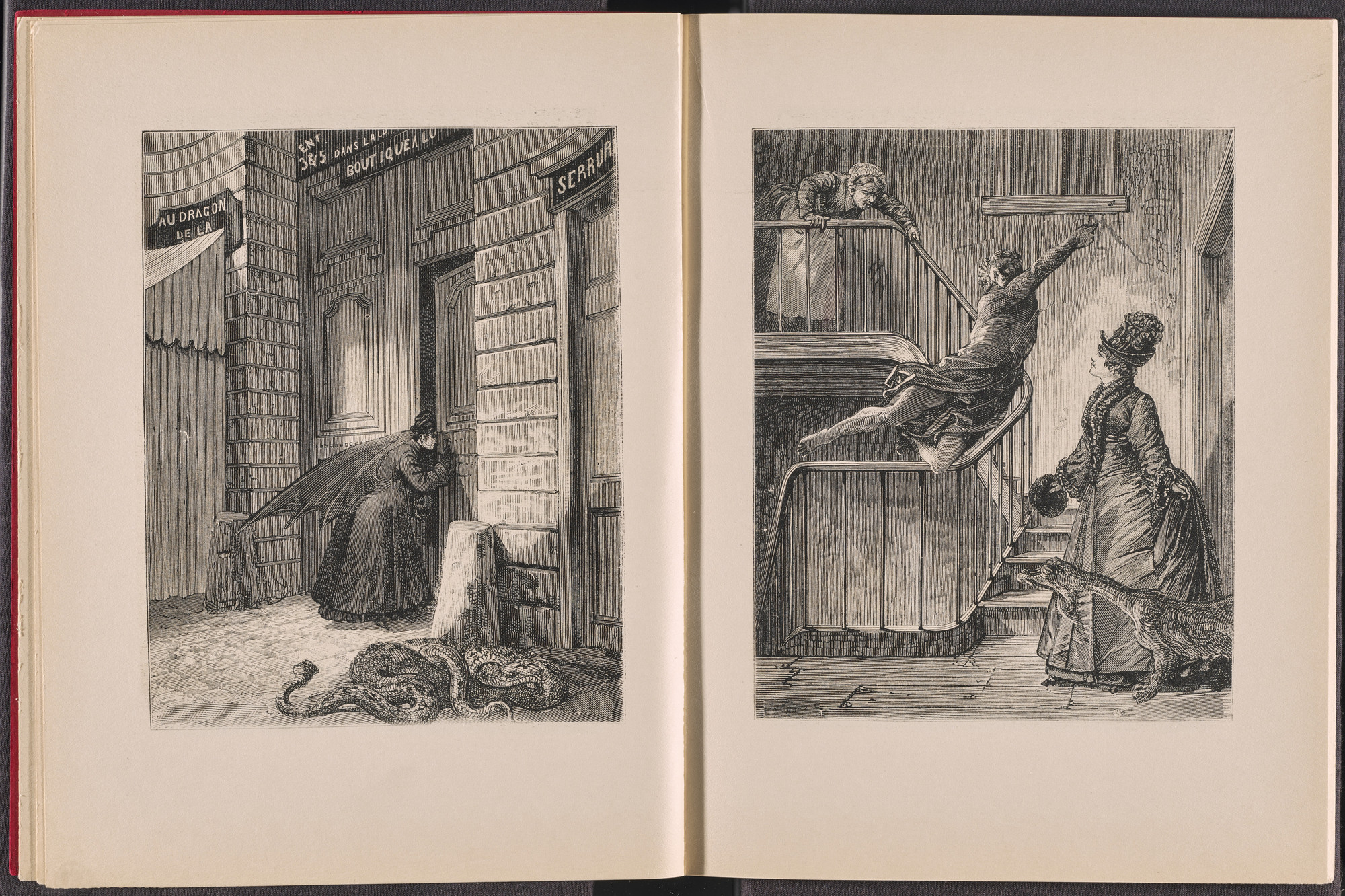 Max Ernst. Volume III: La Cour du dragon (Volume III: The Court of the Dragon) from Une Semaine de bonté ou les sept éléments capitaux (A Week of Kindness or the Seven Deadly Elements). 1933–34, published 1934