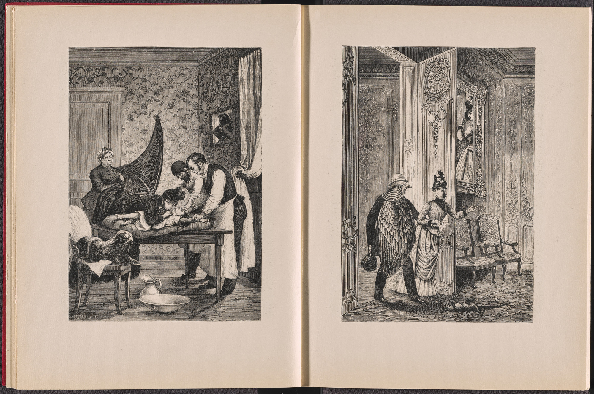 Max Ernst. Volume III: La Cour du dragon (Volume III: The Court of the Dragon) from Une Semaine de bonté ou les sept éléments capitaux (A Week of Kindness or the Seven Deadly Elements). 1933–34, published 1934