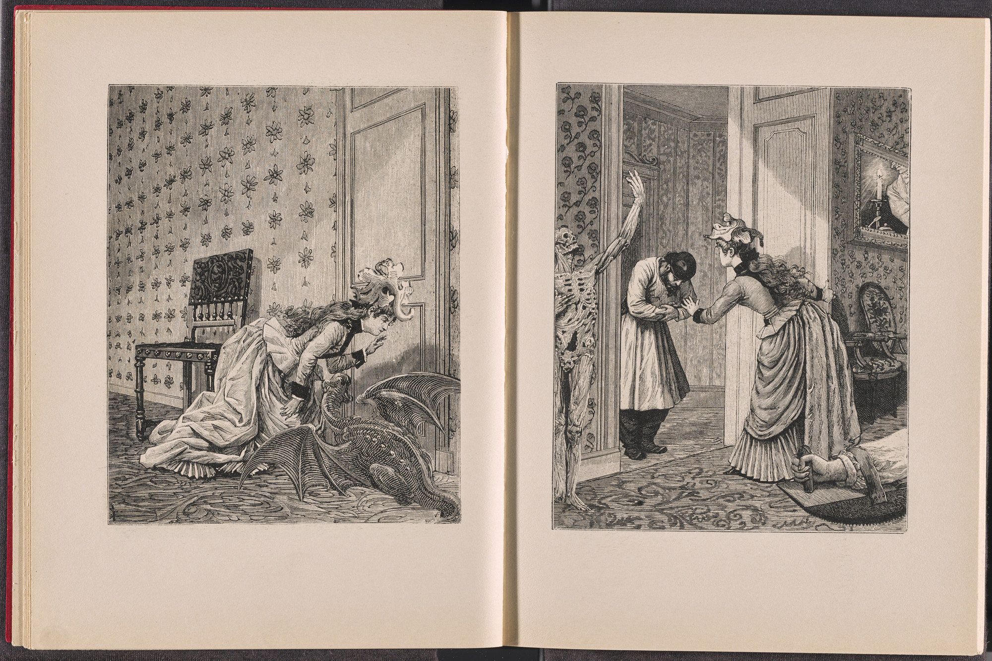 Max Ernst. Volume III: La Cour du dragon (Volume III: The Court of the Dragon) from Une Semaine de bonté ou les sept éléments capitaux (A Week of Kindness or the Seven Deadly Elements). 1933–34, published 1934