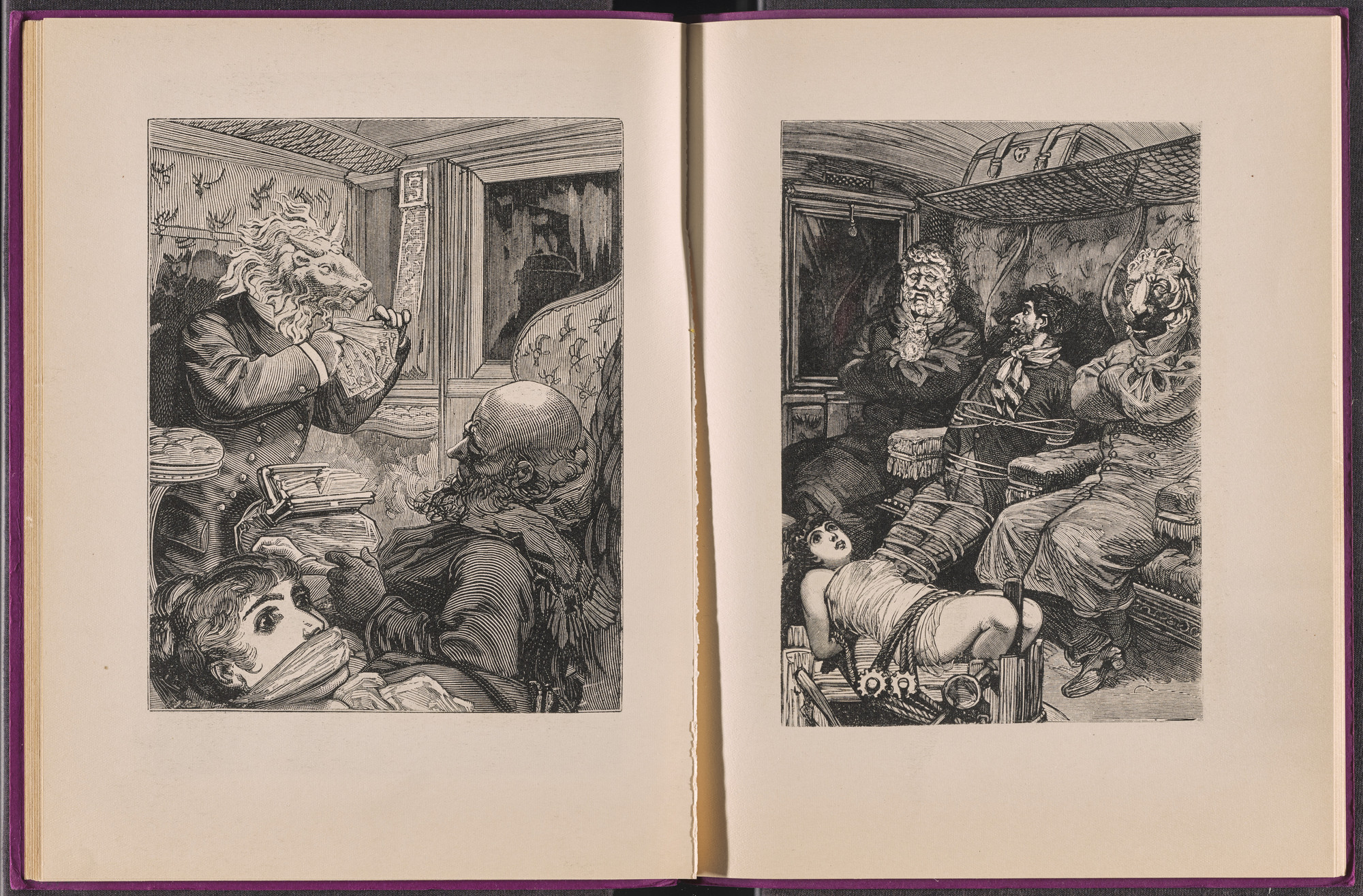 Max Ernst. Volume I: Le Lion de Belfort (Volume I: The Lion of Belfort) from Une Semaine de bonté ou les sept éléments capitaux (A Week of Kindness or the Seven Deadly Elements). 1933–34, published 1934