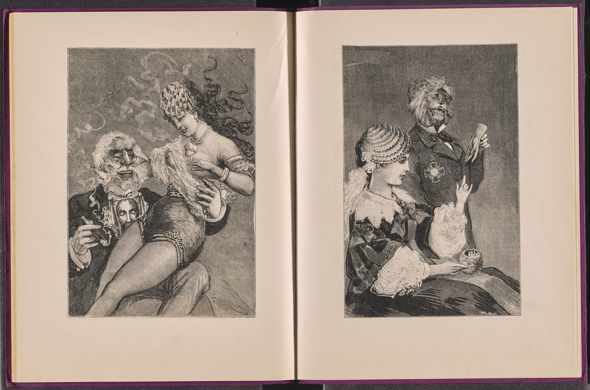 Max Ernst. Volume I: Le Lion de Belfort (Volume I: The Lion of Belfort) from Une Semaine de bonté ou les sept éléments capitaux (A Week of Kindness or the Seven Deadly Elements). 1933–34, published 1934