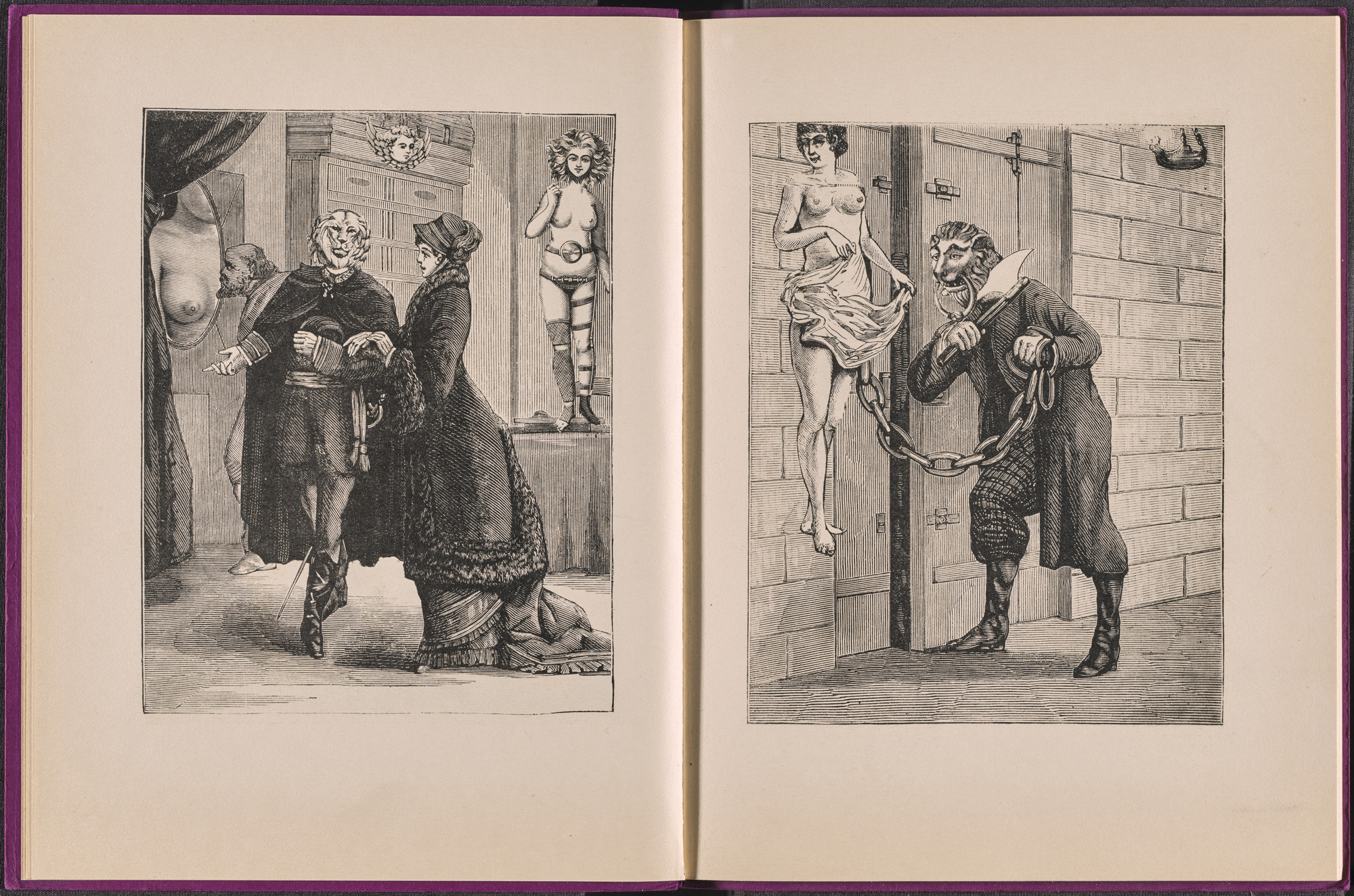 Max Ernst. Volume I: Le Lion de Belfort (Volume I: The Lion of Belfort) from Une Semaine de bonté ou les sept éléments capitaux (A Week of Kindness or the Seven Deadly Elements). 1933–34, published 1934