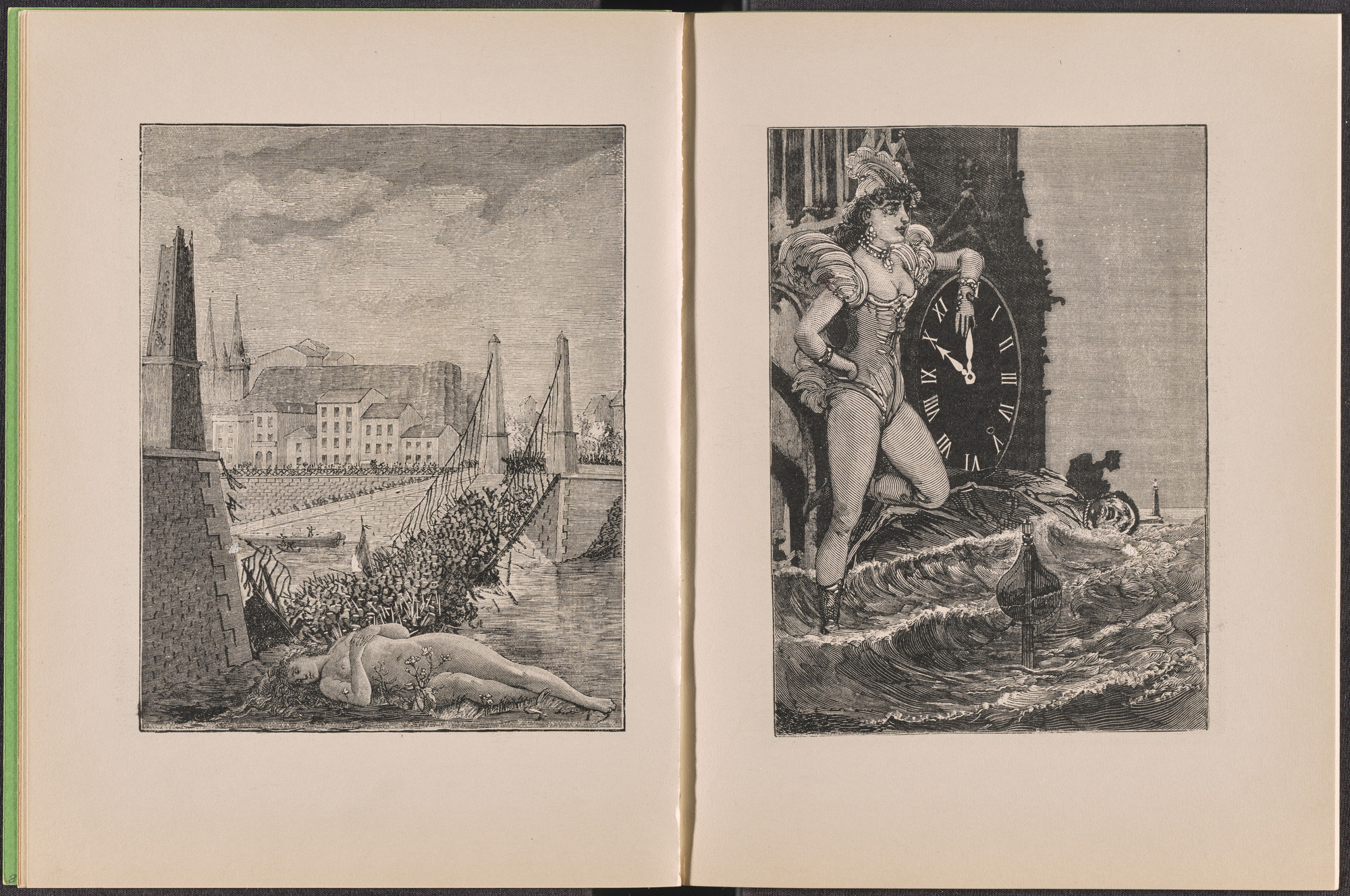Max Ernst. Volume II: L&#39;Eau (Volume II: Water) from Une Semaine de bonté ou les sept éléments capitaux (A Week of Kindness or the Seven Deadly Elements). 1933–34, published 1934