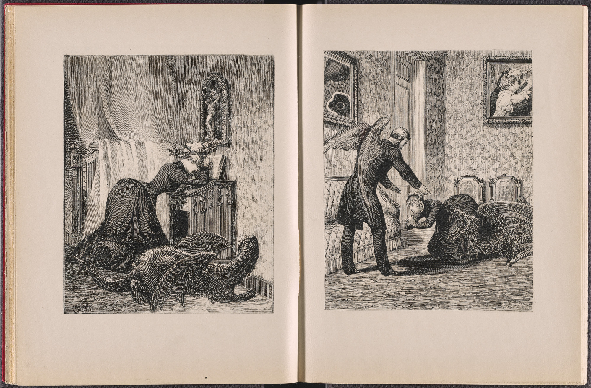 Max Ernst. Volume III: La Cour du dragon (Volume III: The Court of the Dragon) from Une Semaine de bonté ou les sept éléments capitaux (A Week of Kindness or the Seven Deadly Elements). 1933–34, published 1934
