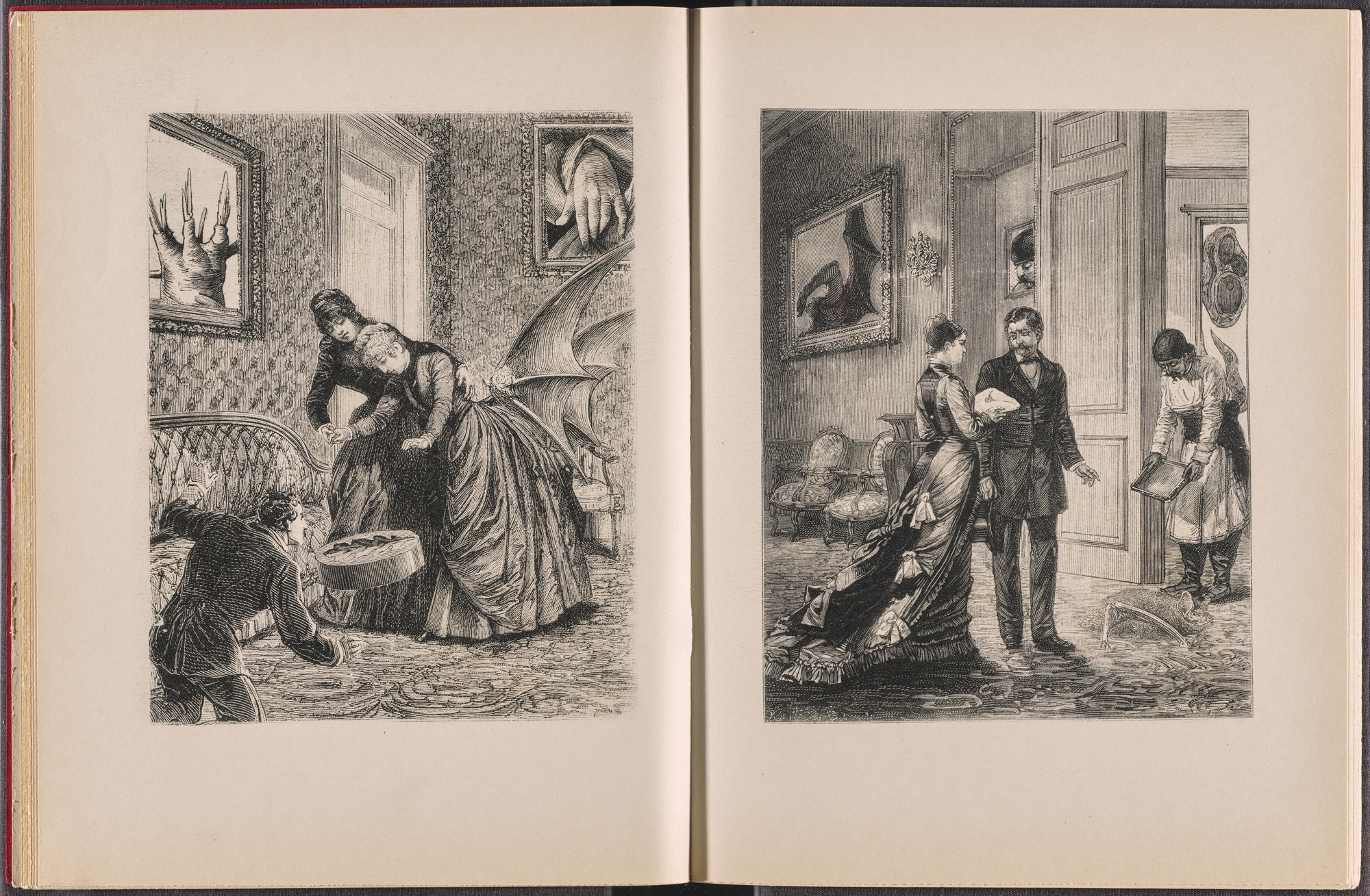 Max Ernst. Volume III: La Cour du dragon (Volume III: The Court of the Dragon) from Une Semaine de bonté ou les sept éléments capitaux (A Week of Kindness or the Seven Deadly Elements). 1933–34, published 1934