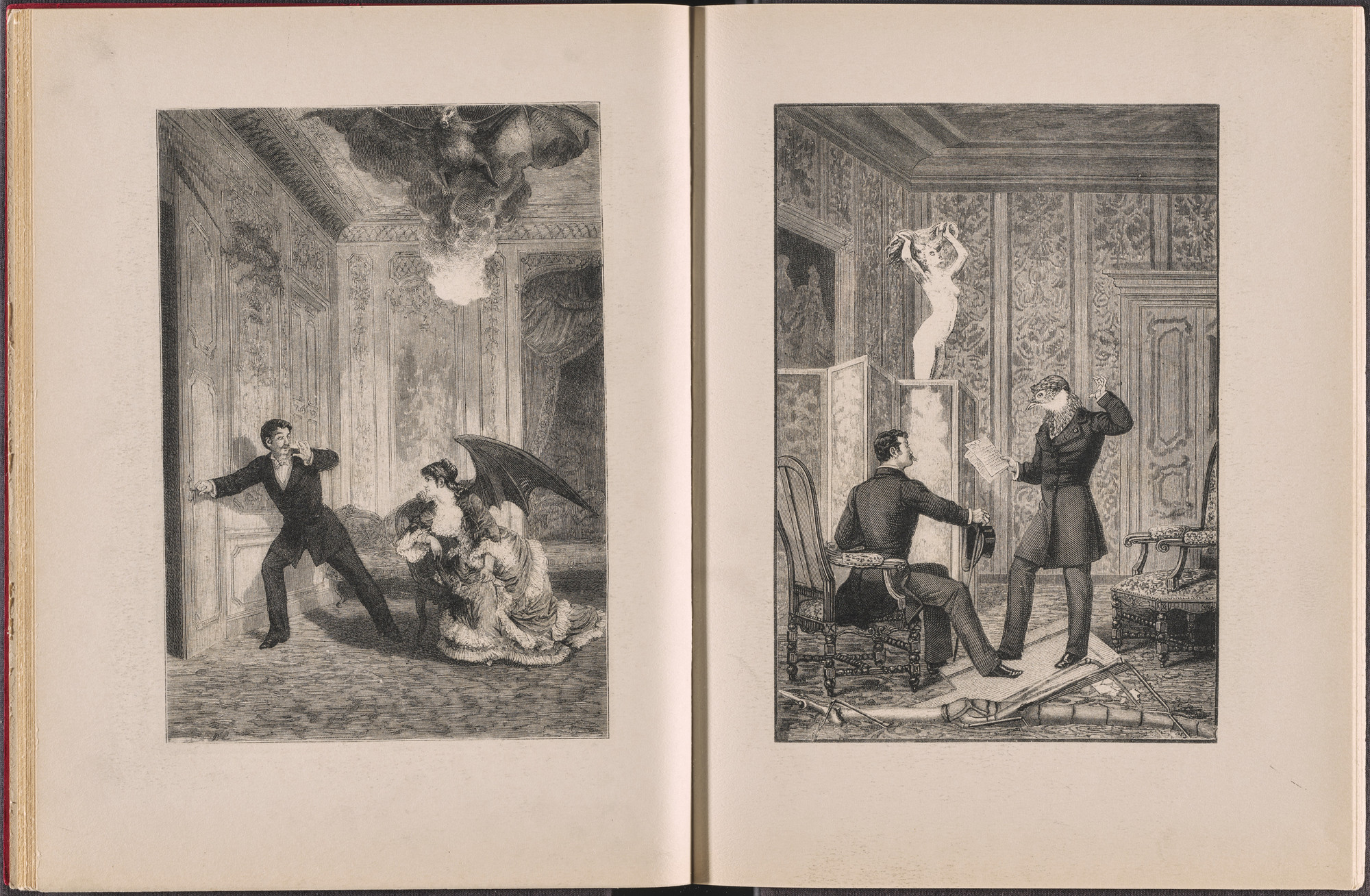 Max Ernst. Volume III: La Cour du dragon (Volume III: The Court of the Dragon) from Une Semaine de bonté ou les sept éléments capitaux (A Week of Kindness or the Seven Deadly Elements). 1933–34, published 1934