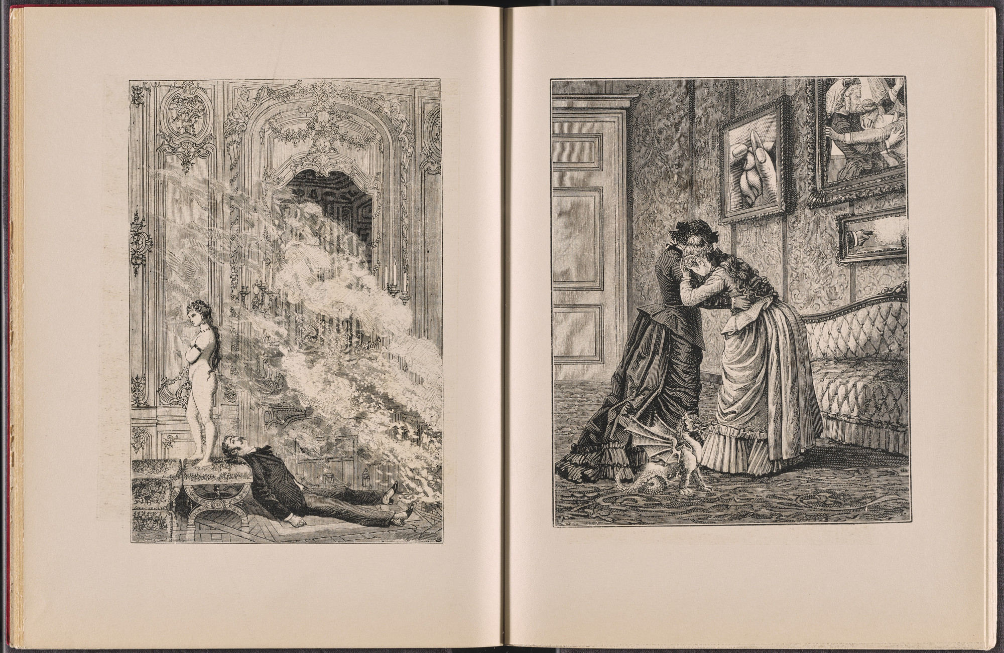 Max Ernst. Volume III: La Cour du dragon (Volume III: The Court of the Dragon) from Une Semaine de bonté ou les sept éléments capitaux (A Week of Kindness or the Seven Deadly Elements). 1933–34, published 1934