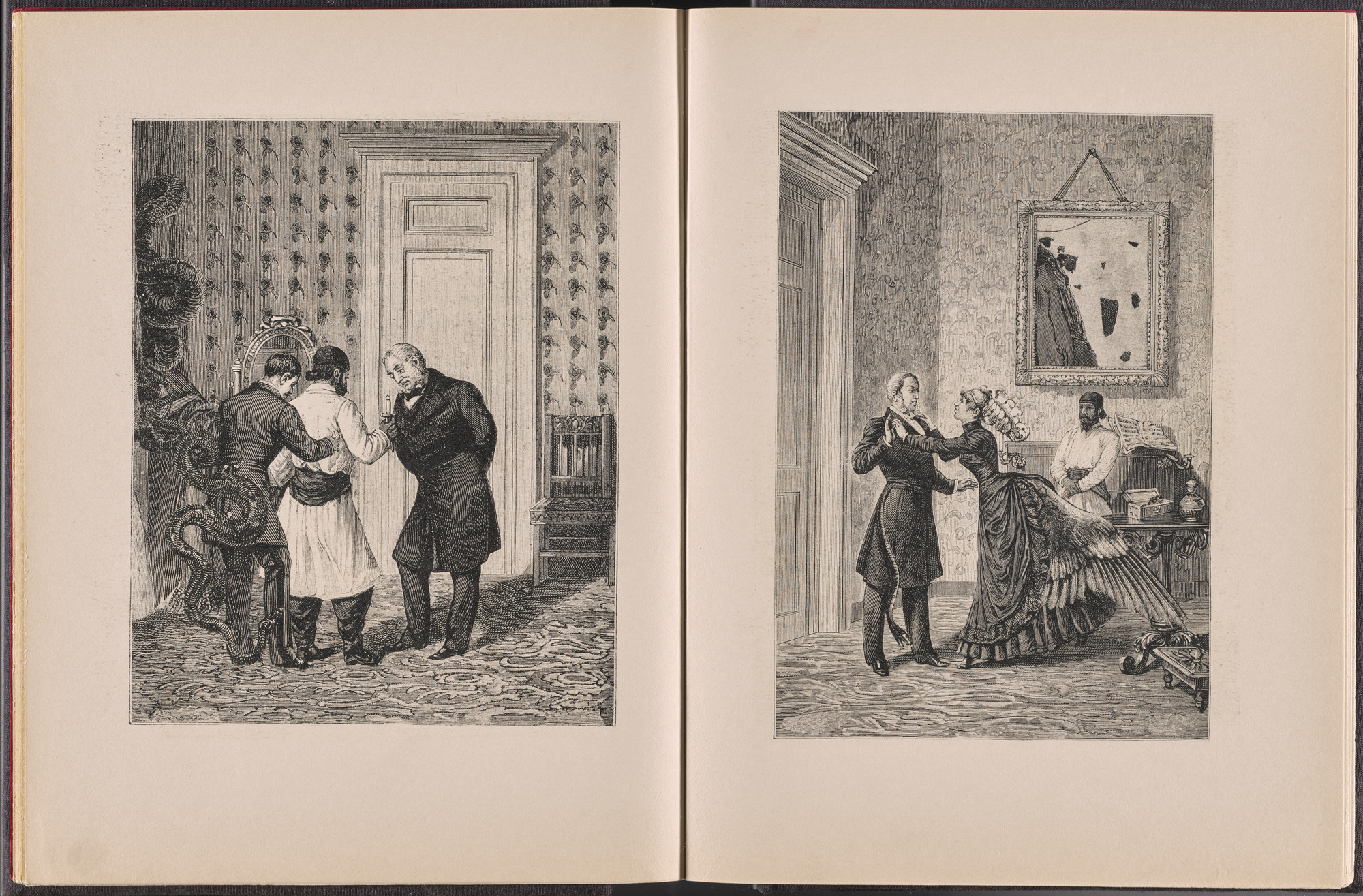 Max Ernst. Volume III: La Cour du dragon (Volume III: The Court of the Dragon) from Une Semaine de bonté ou les sept éléments capitaux (A Week of Kindness or the Seven Deadly Elements). 1933–34, published 1934