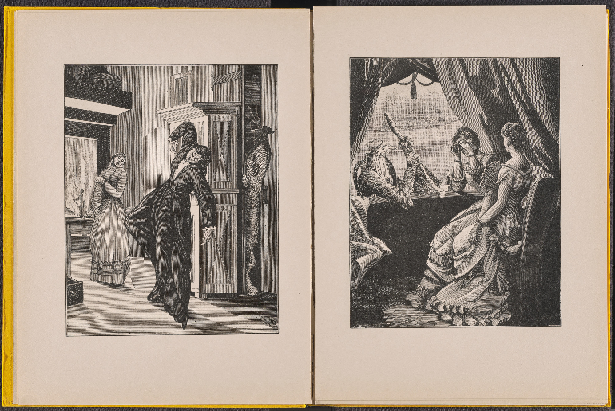 Max Ernst. Volume V: Le Rire du coq, L'Ile de Pâques, L'Intérieur de la vue, La Clé des chants (Volume V: The Rooster's Laugh, Easter Island, The Interior of Sight, The Key to Songs) from Une Semaine de bonté (A Week of Kindness or the Seven Deadly Elements). 1933–34, published 1934