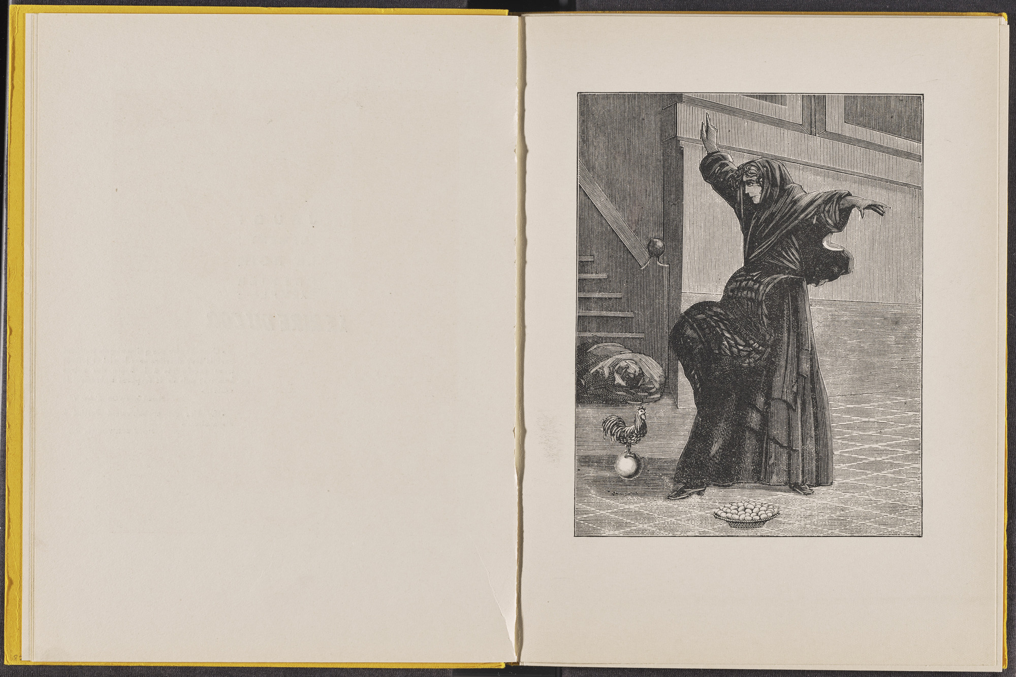 Max Ernst. Volume V: Le Rire du coq, L'Ile de Pâques, L'Intérieur de la vue, La Clé des chants (Volume V: The Rooster's Laugh, Easter Island, The Interior of Sight, The Key to Songs) from Une Semaine de bonté (A Week of Kindness or the Seven Deadly Elements). 1933–34, published 1934