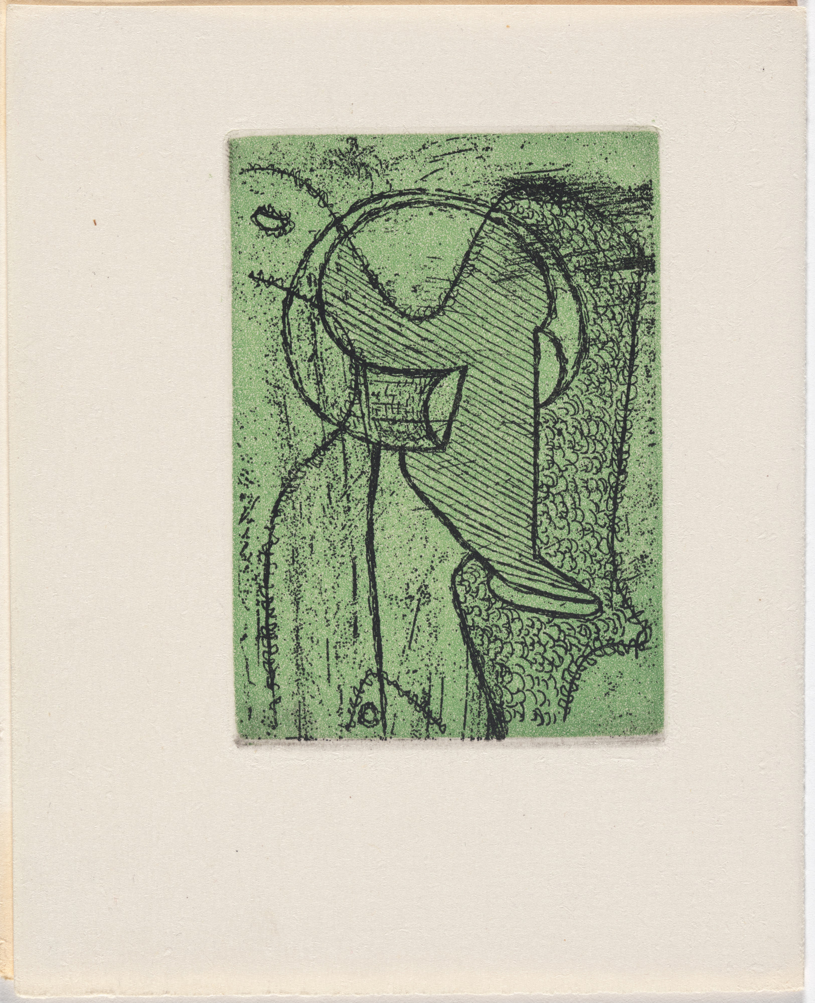 Max Ernst. Frontispiece from Monsieur Aa l'antiphilosophe : Volume I from L'Antitête