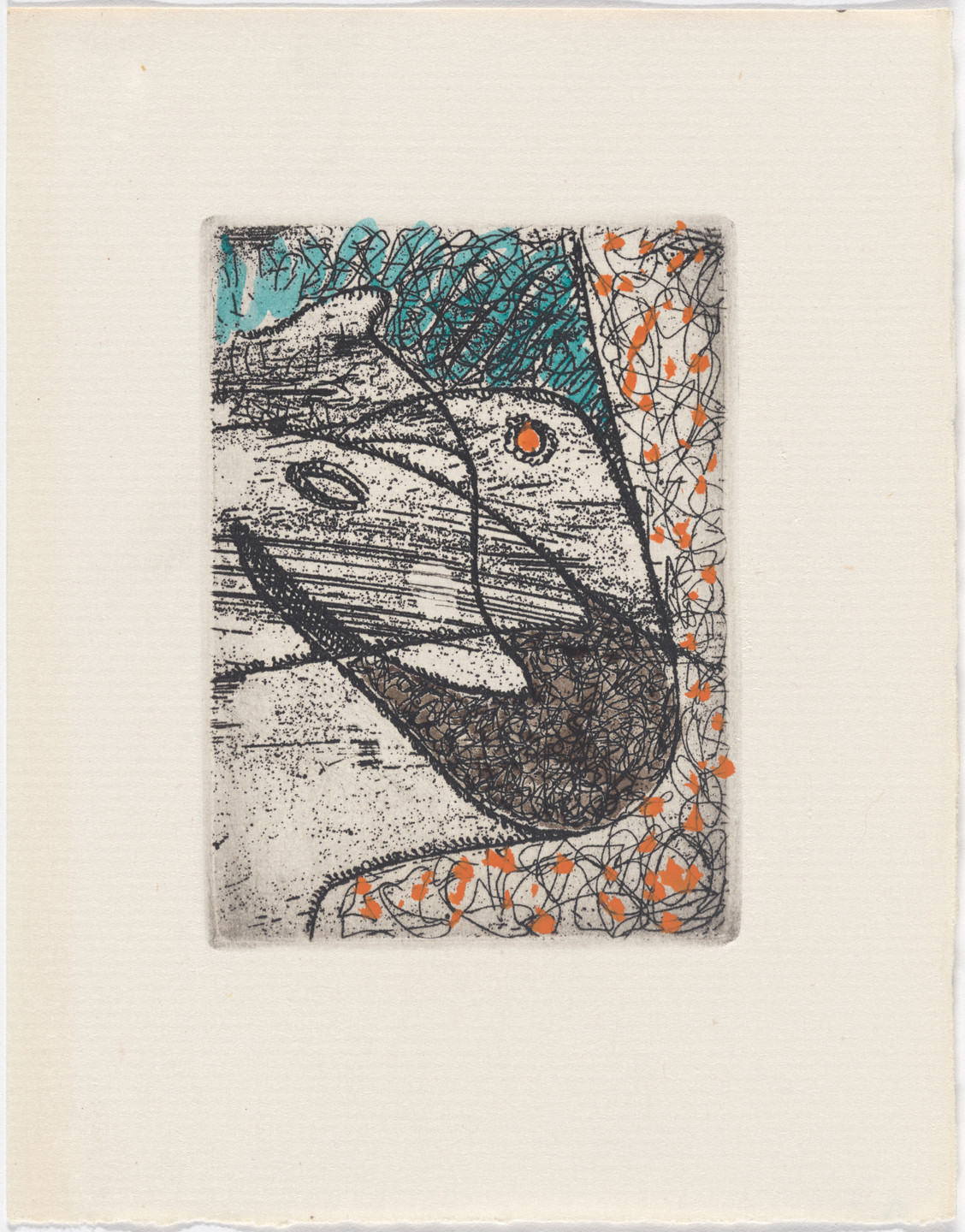Max Ernst. Variant of plate (page 49) from Monsieur Aa l&#39;antiphilosophe: Volume I from L&#39;Antitête. 1947–49, published 1949