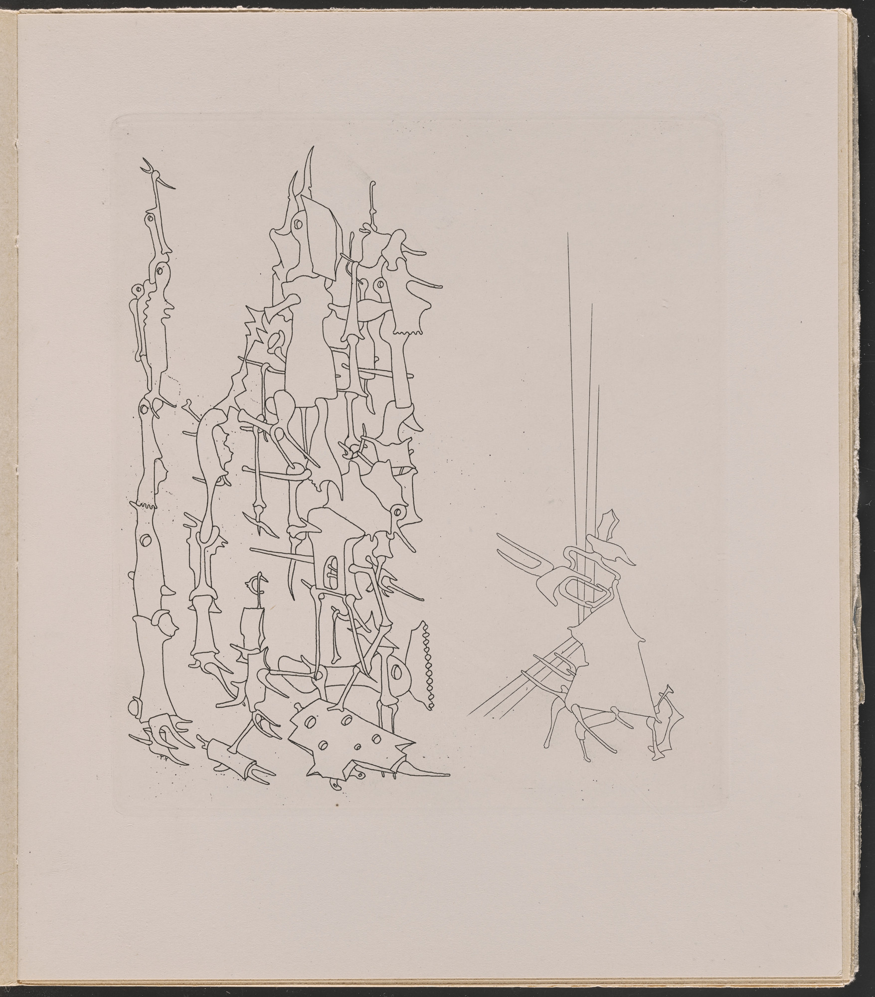 Yves Tanguy. Plate from Le Surréalisme en 1947